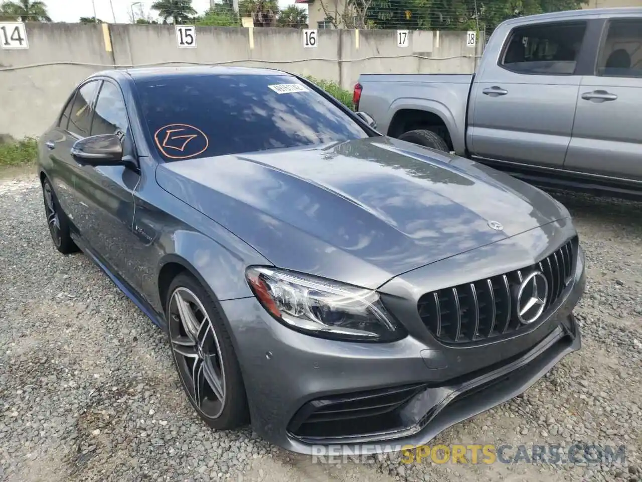 1 Photograph of a damaged car 55SWF8GBXKU309279 MERCEDES-BENZ C-CLASS 2019