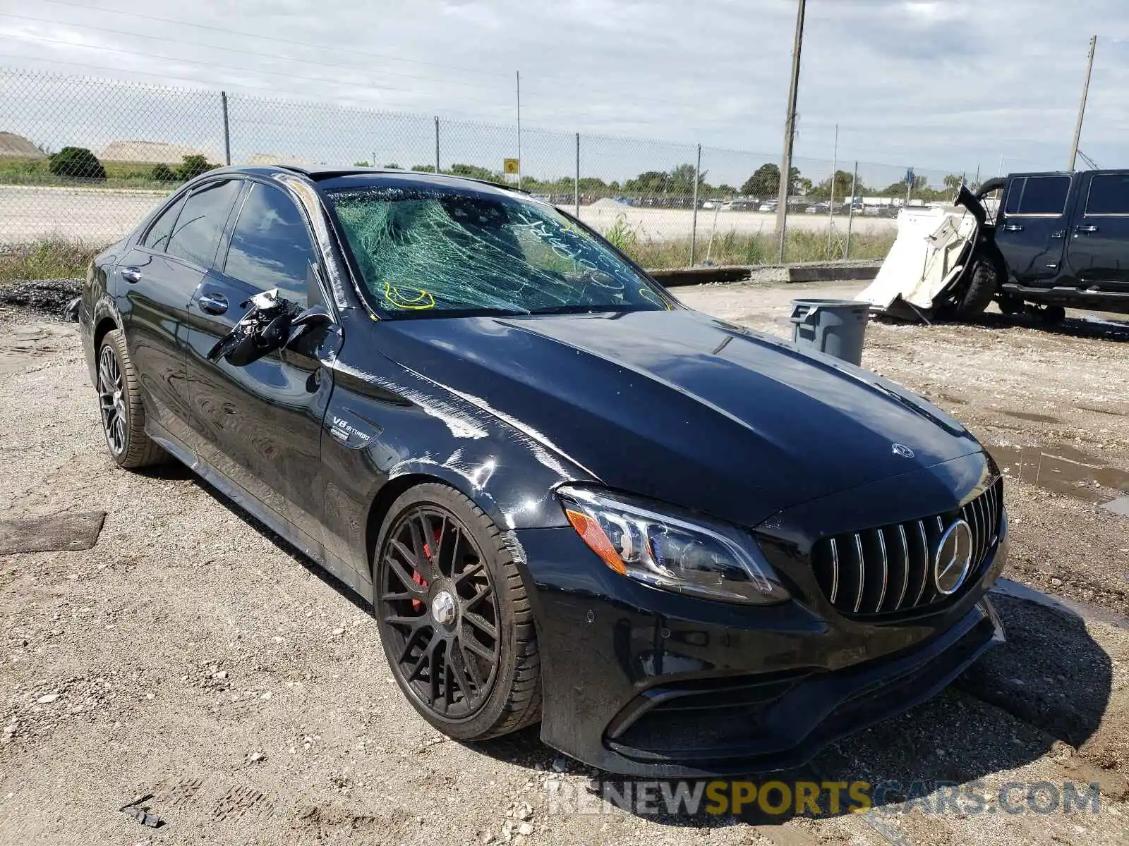 1 Photograph of a damaged car 55SWF8HB0KU301304 MERCEDES-BENZ C-CLASS 2019