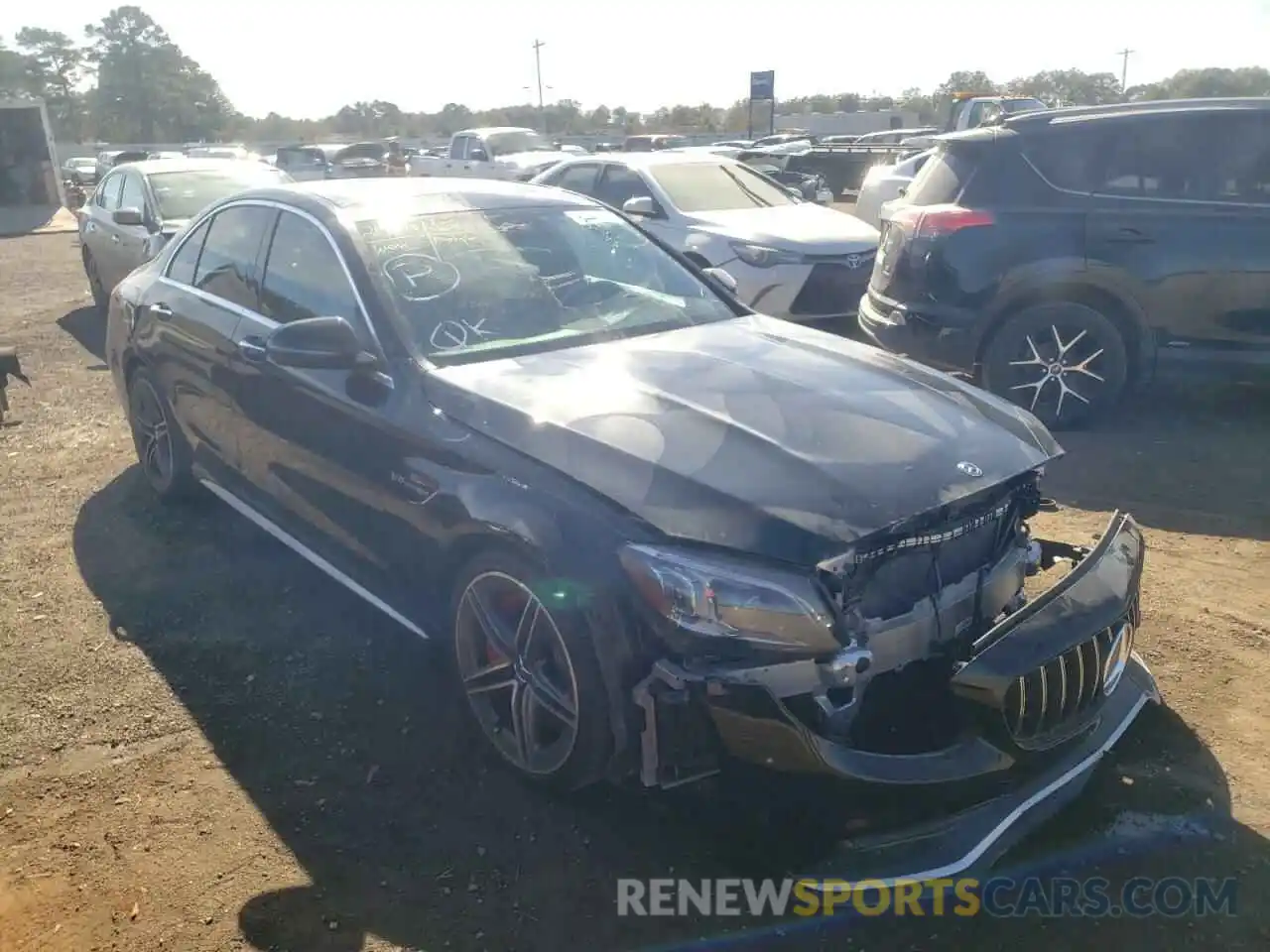 1 Photograph of a damaged car 55SWF8HB3KU305492 MERCEDES-BENZ C-CLASS 2019