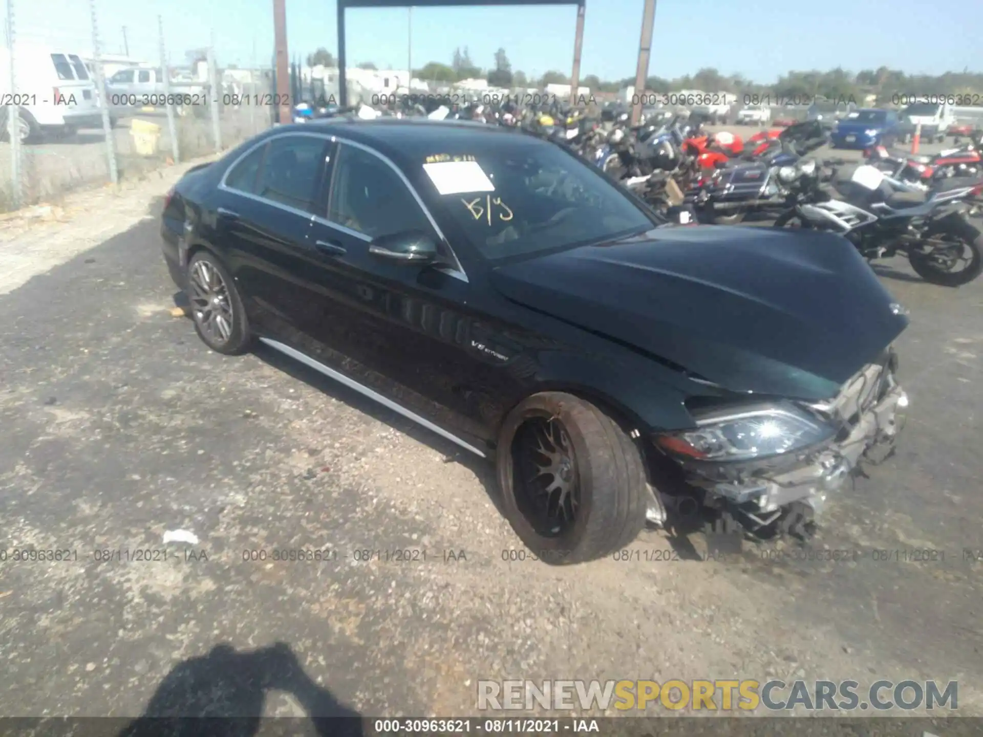 1 Photograph of a damaged car 55SWF8HB4KU271532 MERCEDES-BENZ C-CLASS 2019