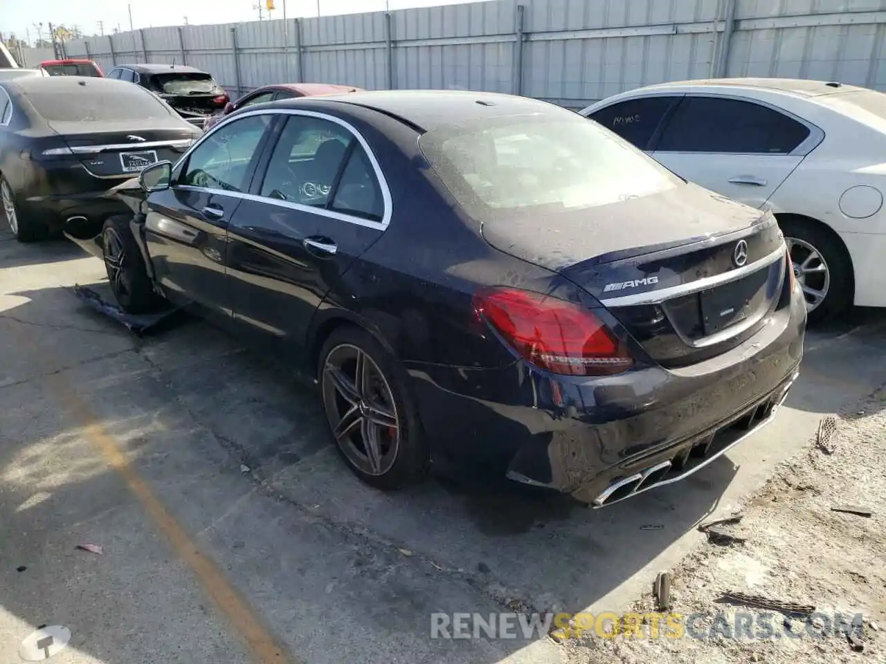 3 Photograph of a damaged car 55SWF8HB5KU304859 MERCEDES-BENZ C-CLASS 2019