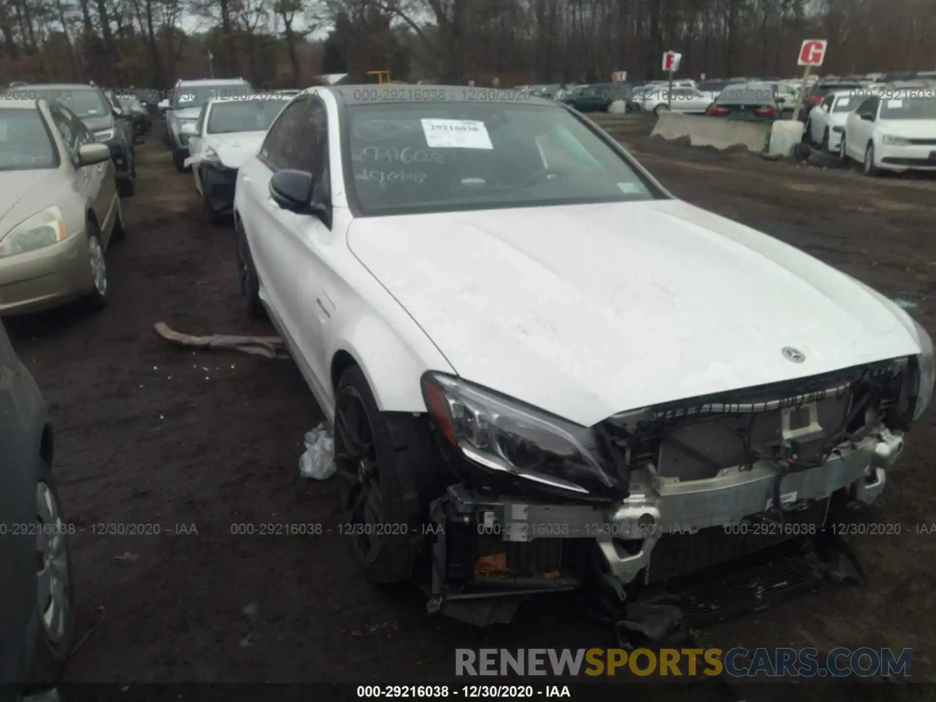 1 Photograph of a damaged car 55SWF8HB6KU301369 MERCEDES-BENZ C-CLASS 2019