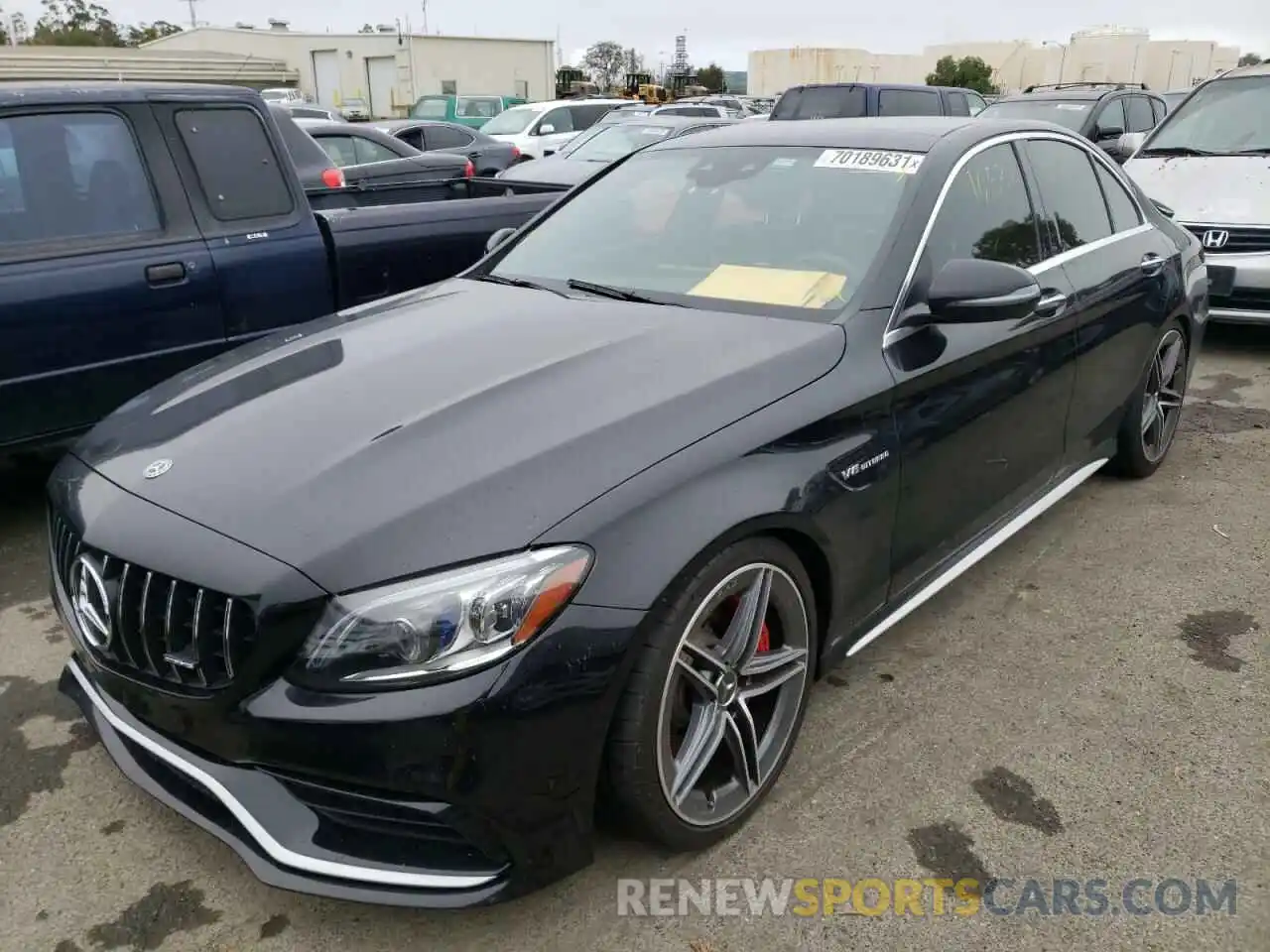 2 Photograph of a damaged car 55SWF8HB7KU304734 MERCEDES-BENZ C-CLASS 2019