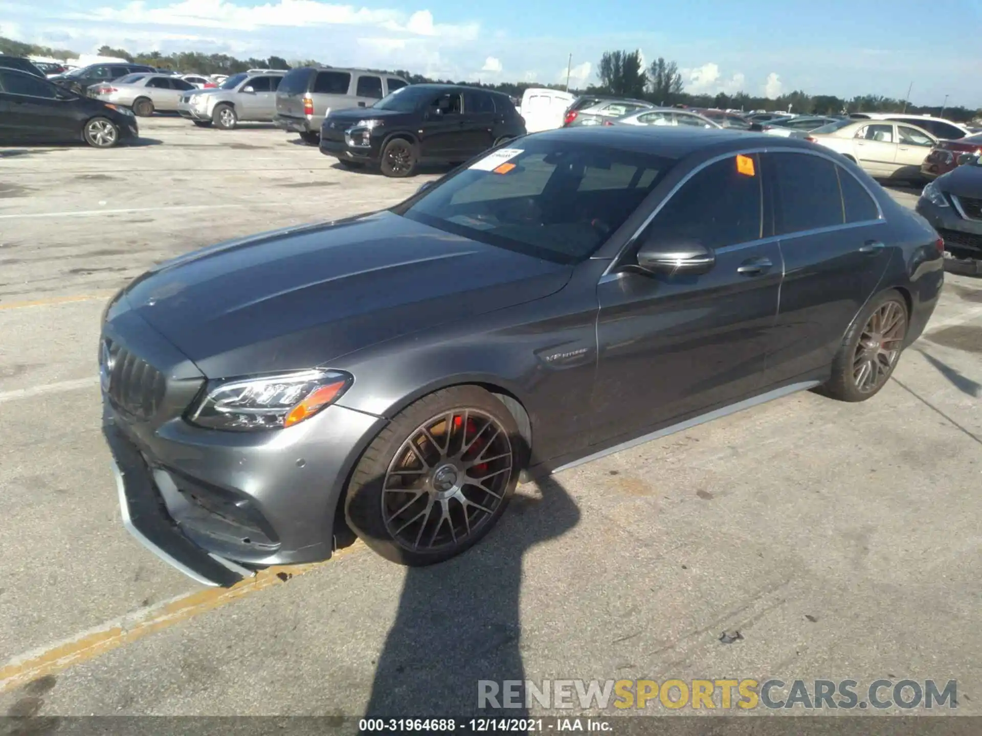 2 Photograph of a damaged car 55SWF8HB7KU320836 MERCEDES-BENZ C-CLASS 2019