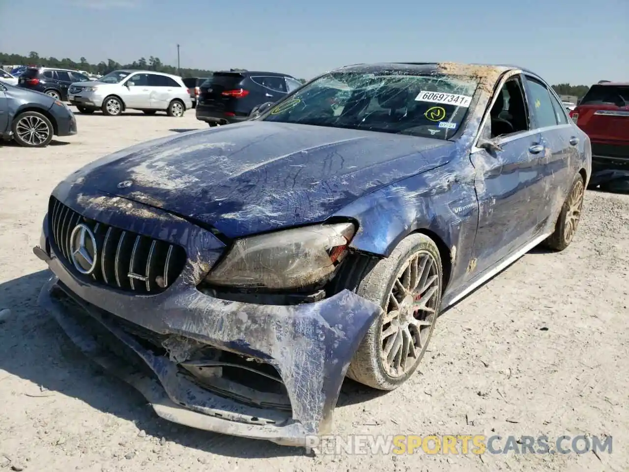 2 Photograph of a damaged car 55SWF8HB9KU305867 MERCEDES-BENZ C-CLASS 2019