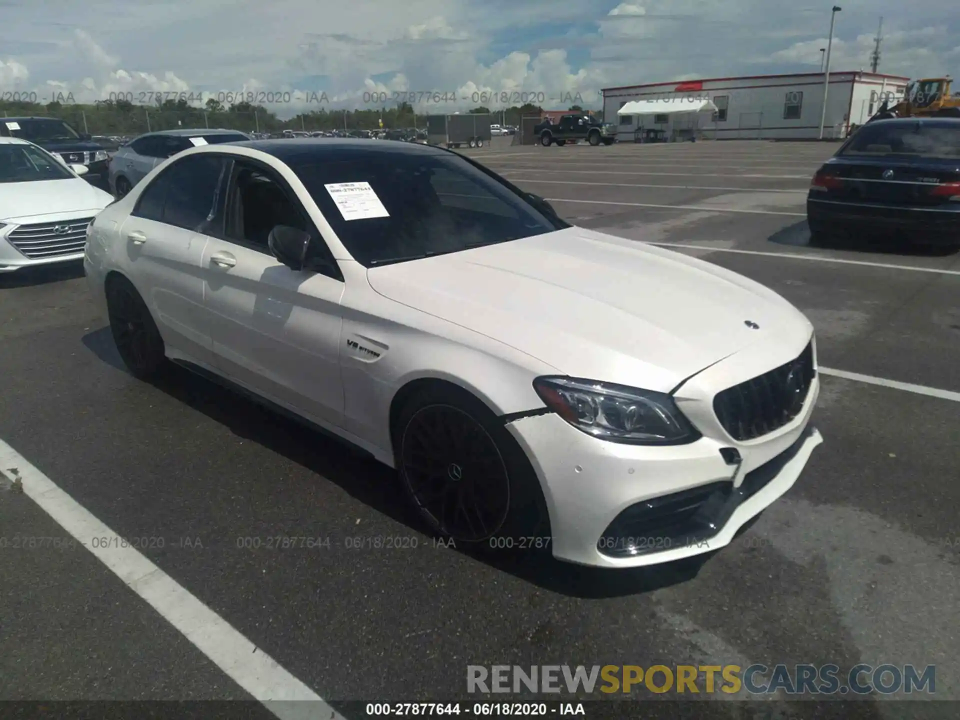 1 Photograph of a damaged car 55SWF8HB9KU320160 MERCEDES-BENZ C-CLASS 2019