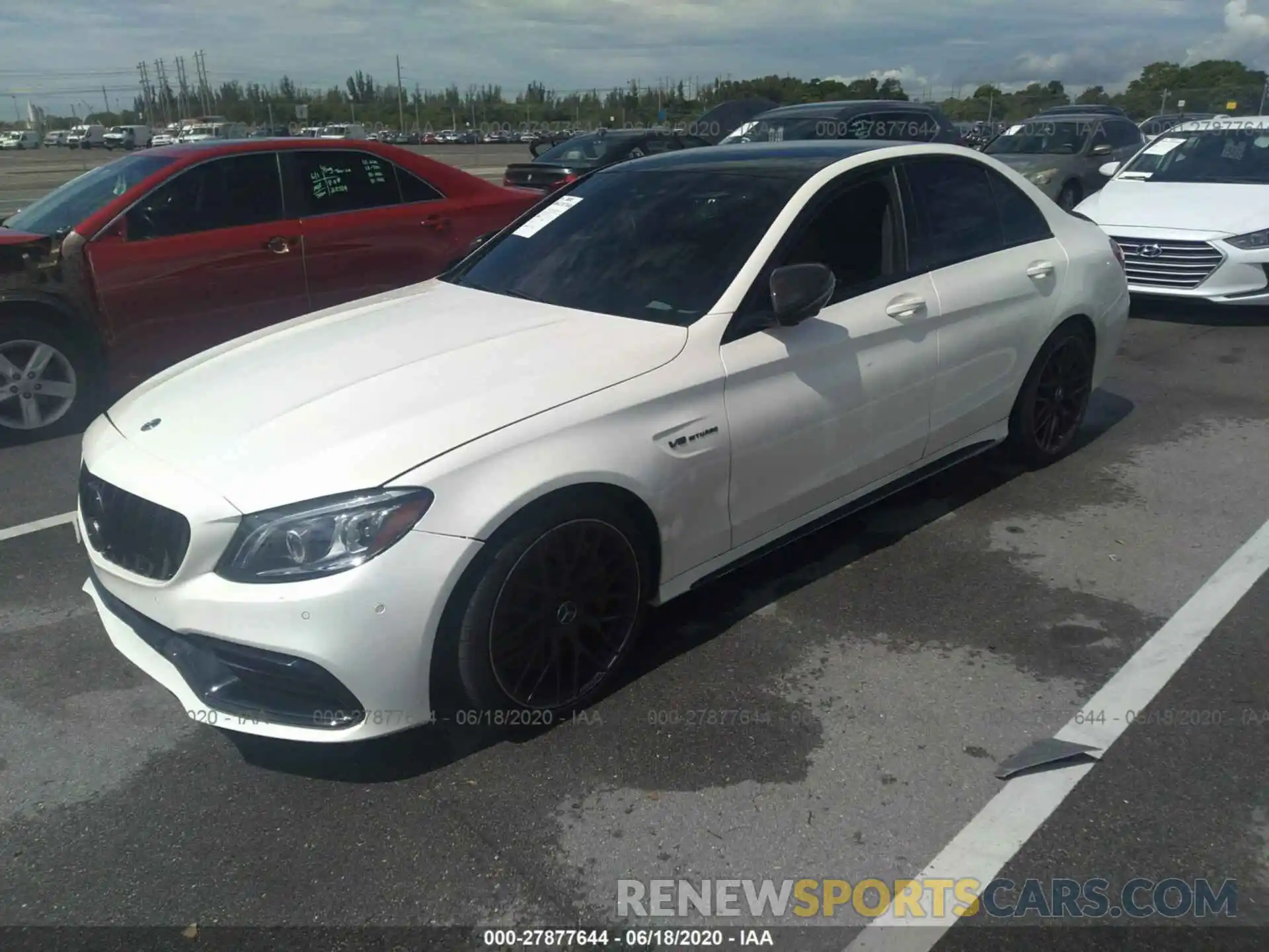 2 Photograph of a damaged car 55SWF8HB9KU320160 MERCEDES-BENZ C-CLASS 2019