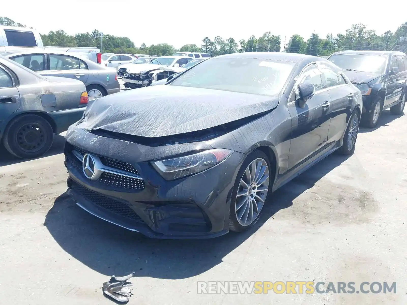 2 Photograph of a damaged car WDD2J5JB2KA028355 MERCEDES-BENZ C CLASS 2019