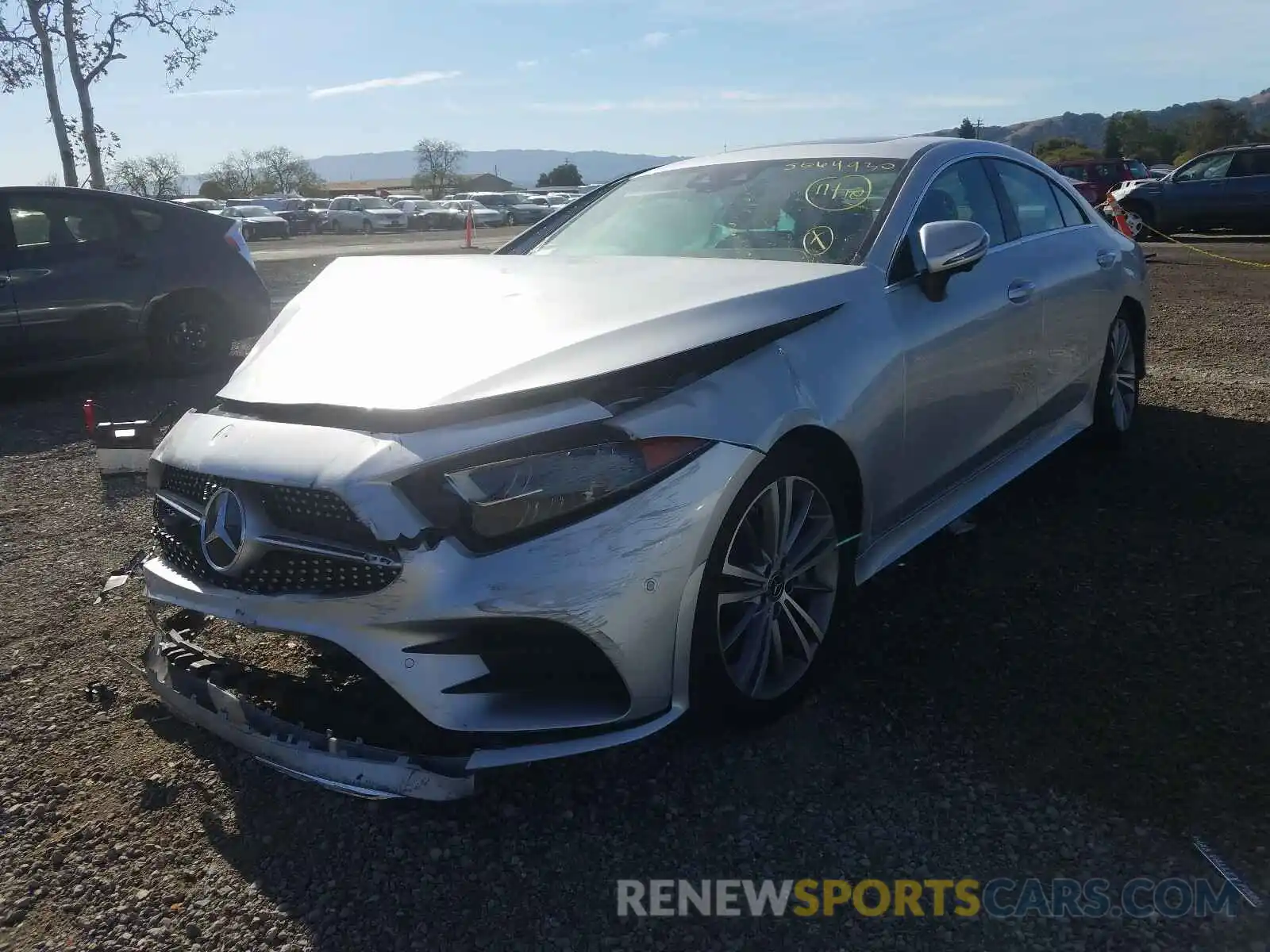 2 Photograph of a damaged car WDD2J5JBXKA041693 MERCEDES-BENZ C CLASS 2019