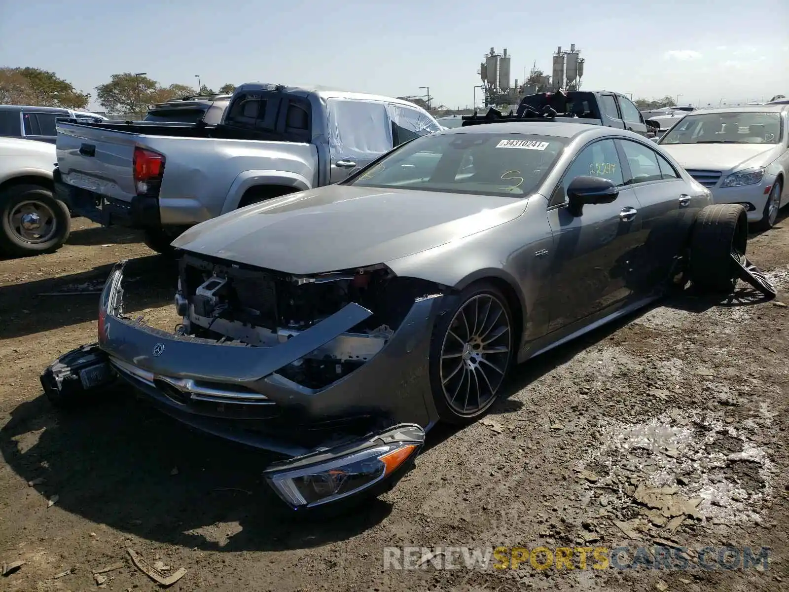 2 Photograph of a damaged car WDD2J6BB6KA027925 MERCEDES-BENZ C CLASS 2019
