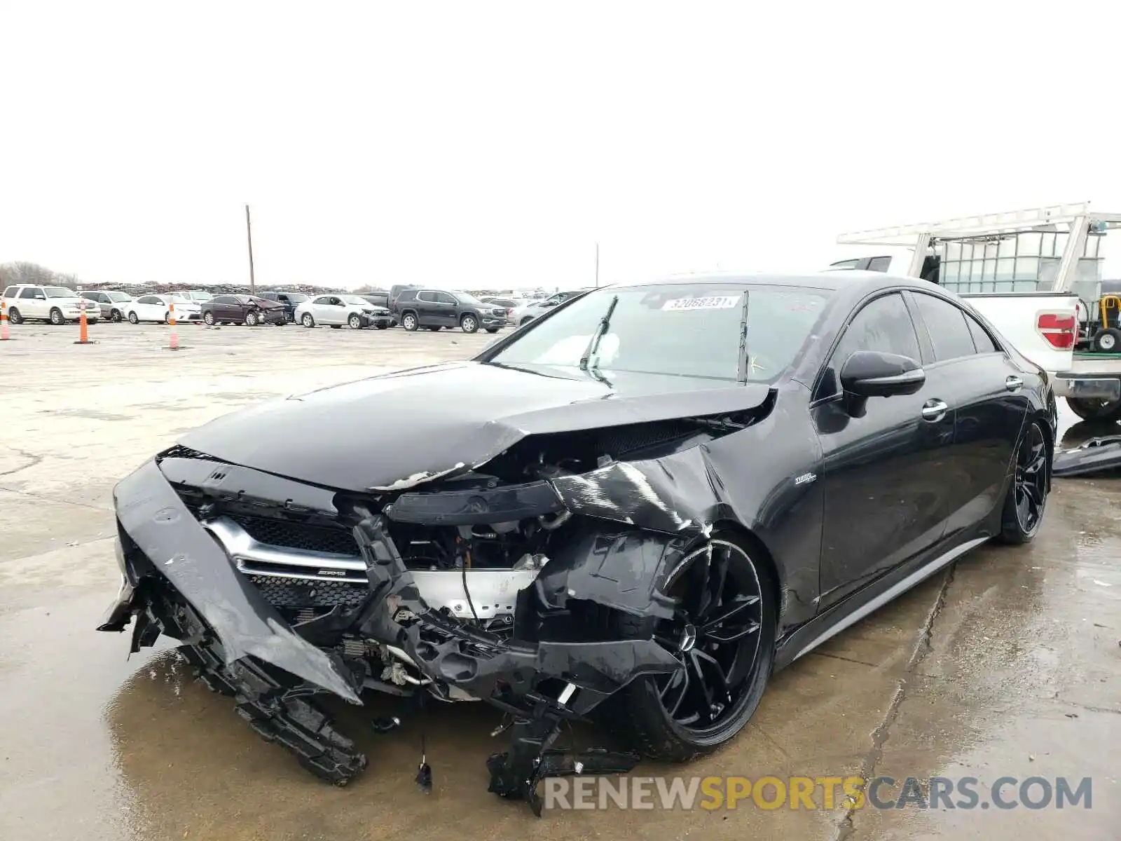 2 Photograph of a damaged car WDD2J6BB8KA018921 MERCEDES-BENZ C CLASS 2019