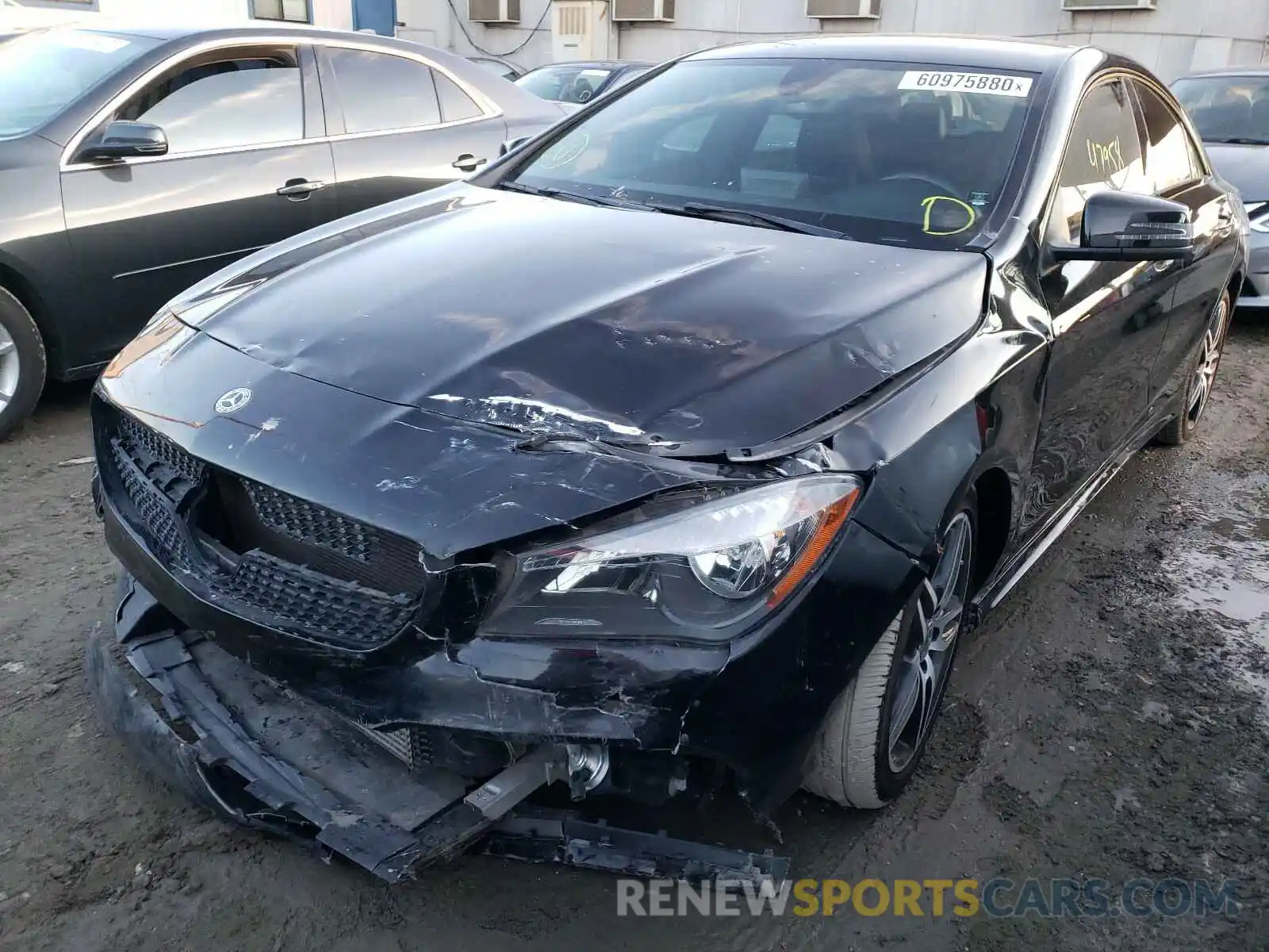 2 Photograph of a damaged car WDDSJ4EB0KN711457 MERCEDES-BENZ C CLASS 2019