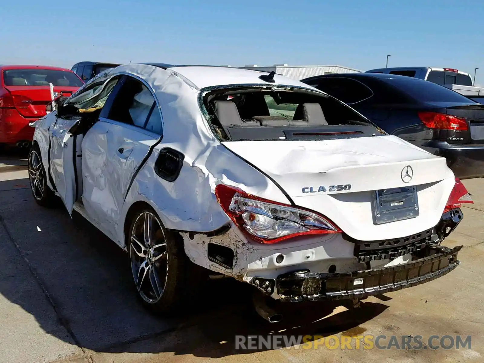 3 Photograph of a damaged car WDDSJ4EB0KN719025 MERCEDES-BENZ C CLASS 2019