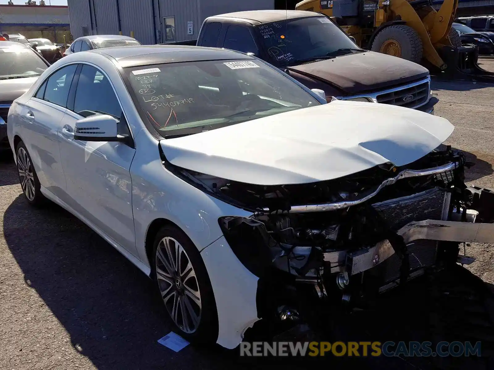 1 Photograph of a damaged car WDDSJ4EB0KN722913 MERCEDES-BENZ C CLASS 2019