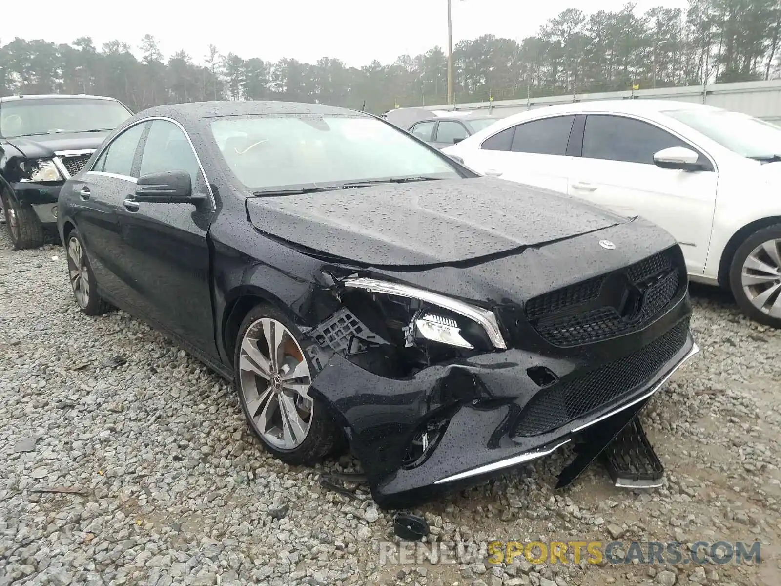 1 Photograph of a damaged car WDDSJ4EB0KN725052 MERCEDES-BENZ C CLASS 2019