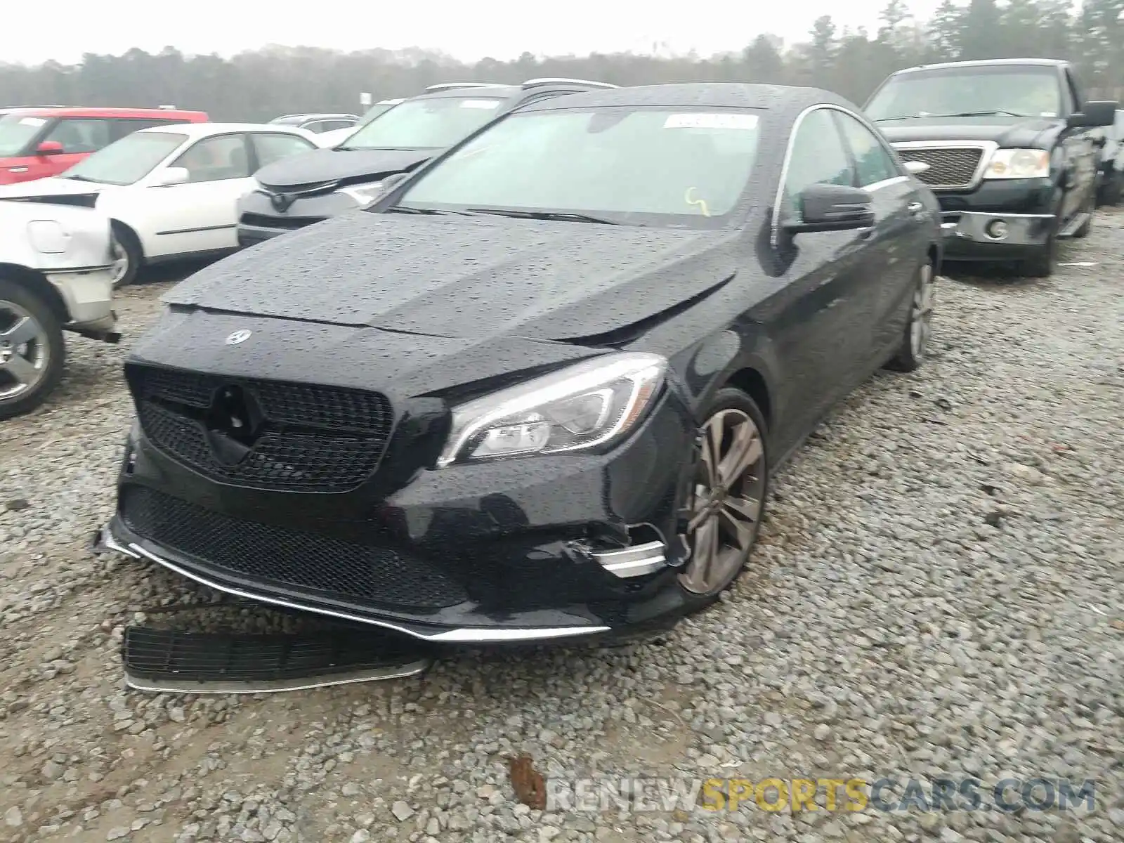 2 Photograph of a damaged car WDDSJ4EB0KN725052 MERCEDES-BENZ C CLASS 2019