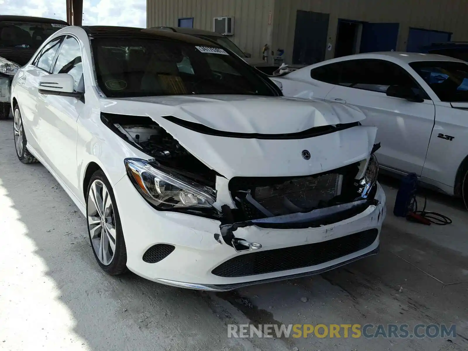 1 Photograph of a damaged car WDDSJ4EB0KN748816 MERCEDES-BENZ C CLASS 2019