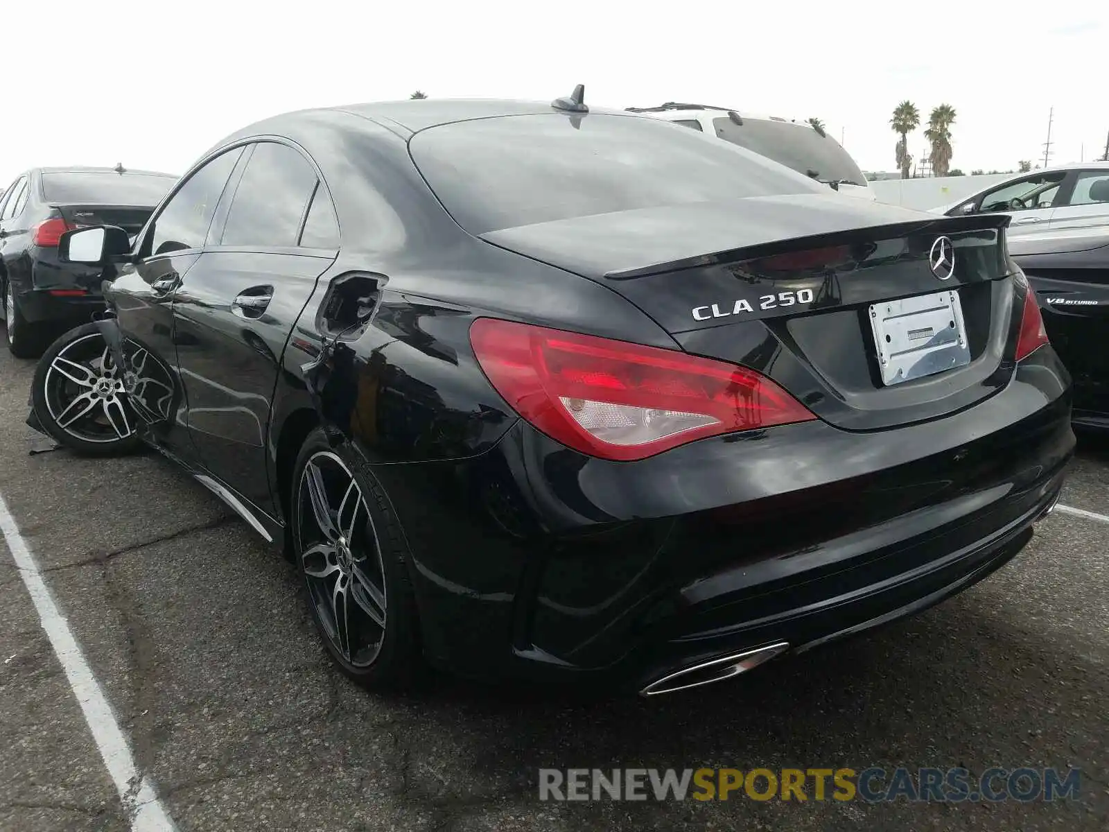 3 Photograph of a damaged car WDDSJ4EB0KN757189 MERCEDES-BENZ C CLASS 2019