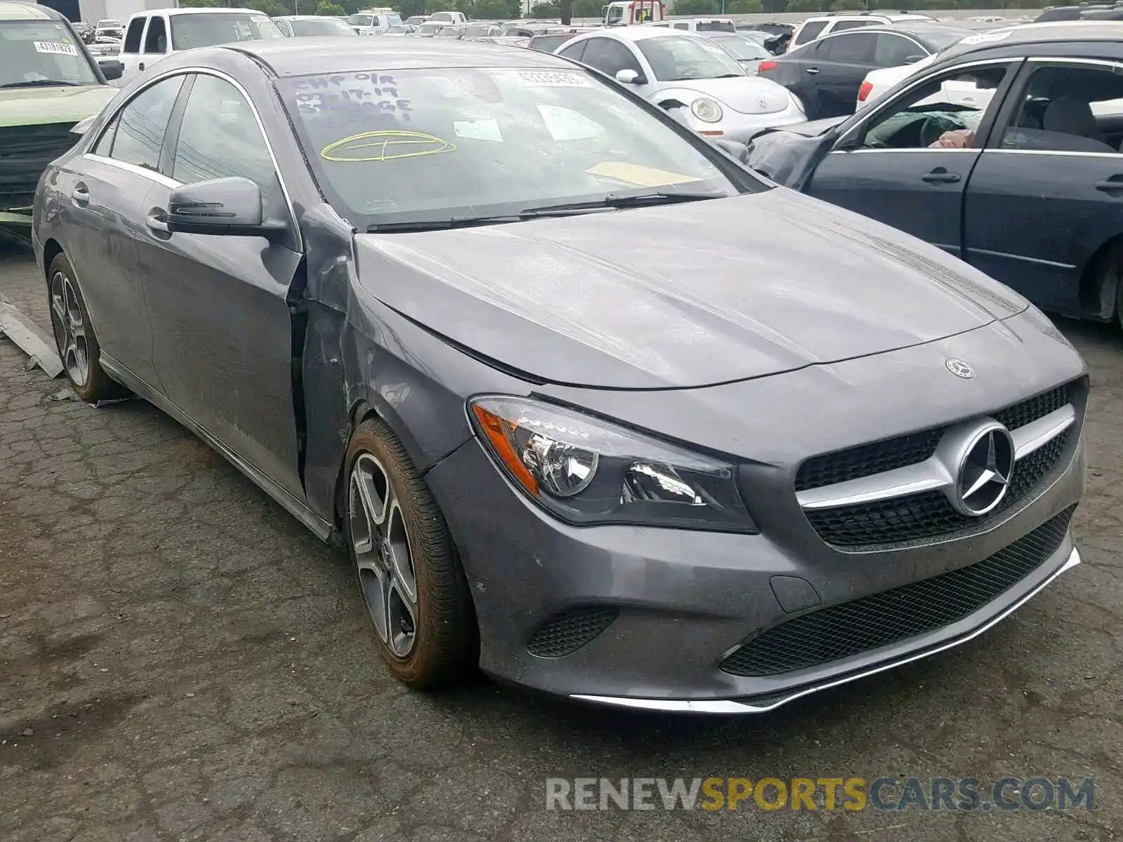 1 Photograph of a damaged car WDDSJ4EB0KN768080 MERCEDES-BENZ C CLASS 2019