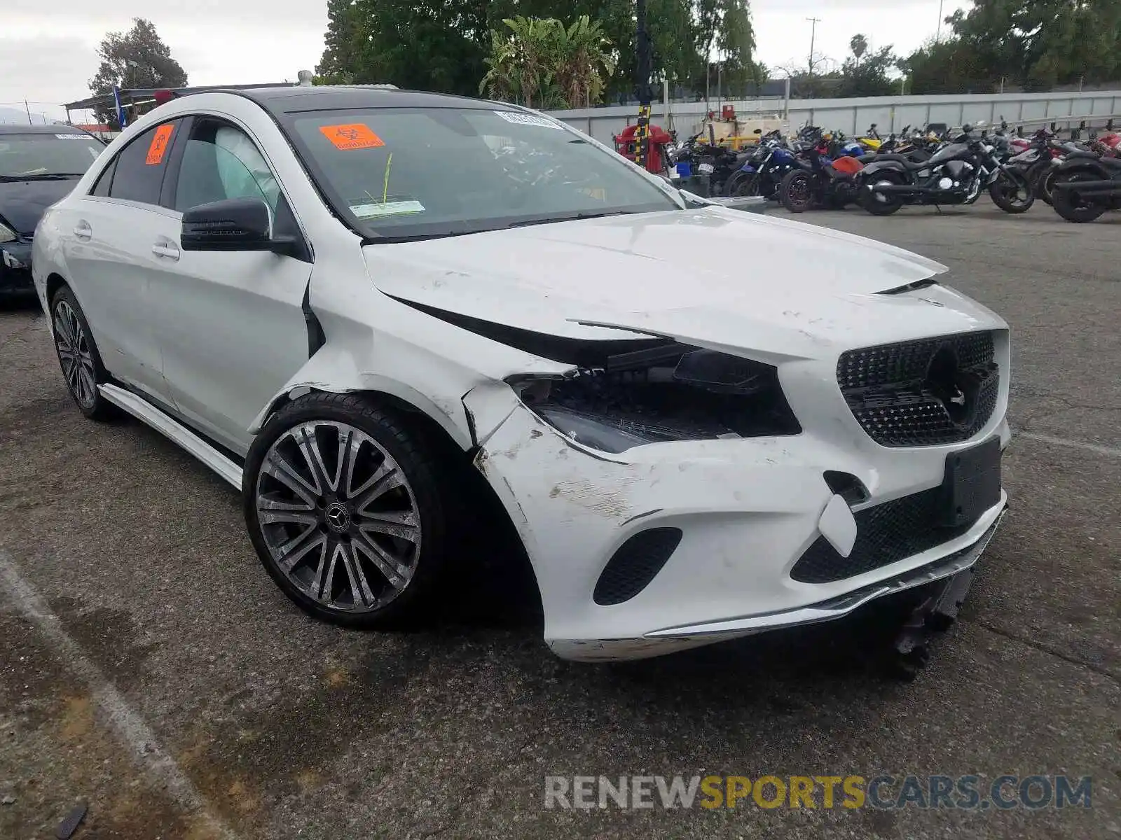 1 Photograph of a damaged car WDDSJ4EB0KN769780 MERCEDES-BENZ C CLASS 2019