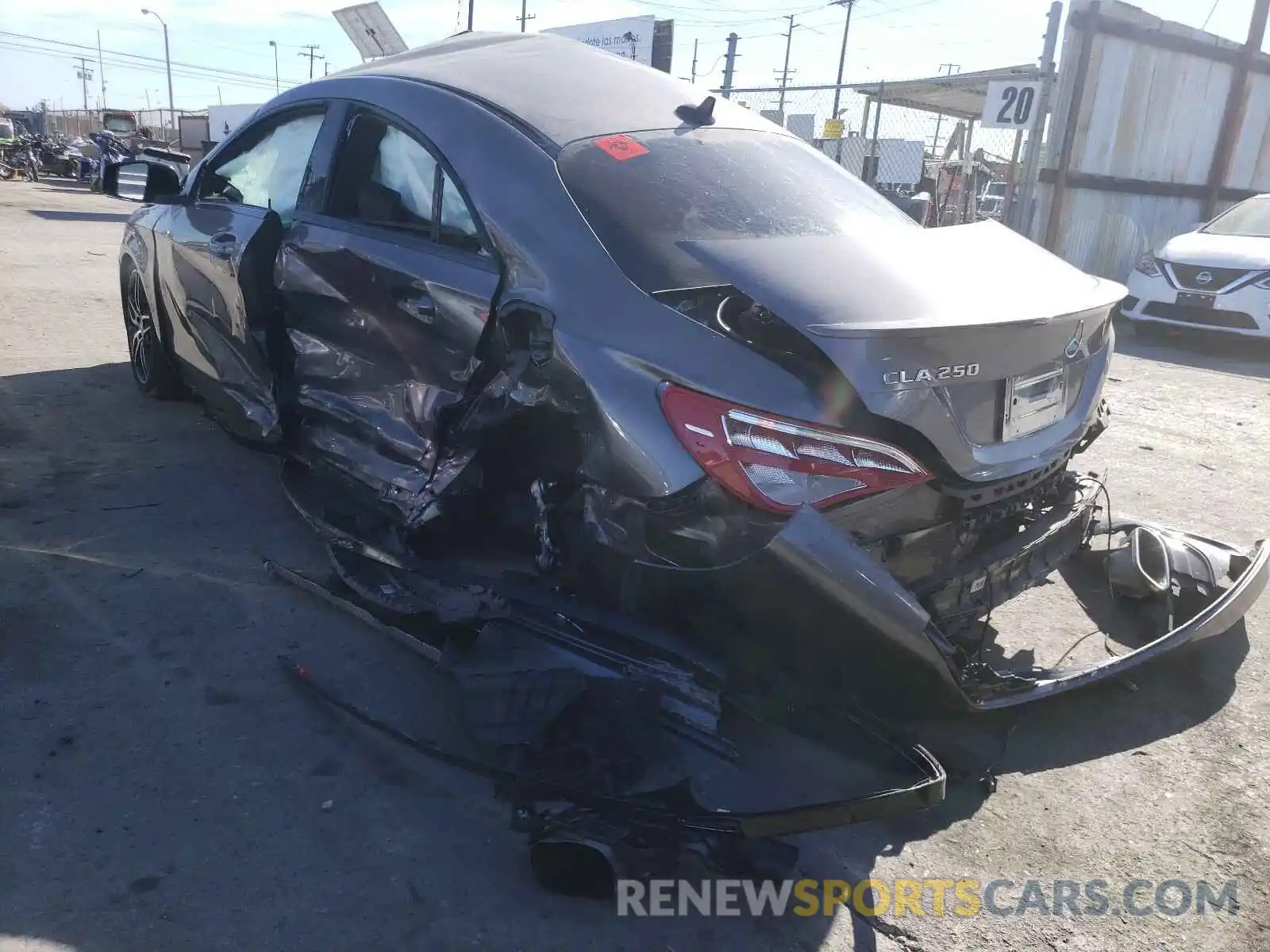 3 Photograph of a damaged car WDDSJ4EB0KN776499 MERCEDES-BENZ C CLASS 2019