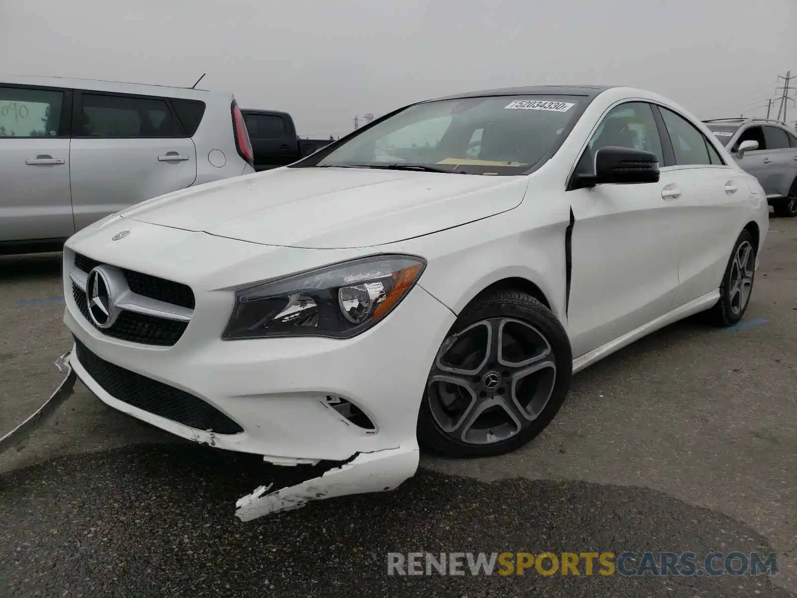 2 Photograph of a damaged car WDDSJ4EB1KN699125 MERCEDES-BENZ C CLASS 2019