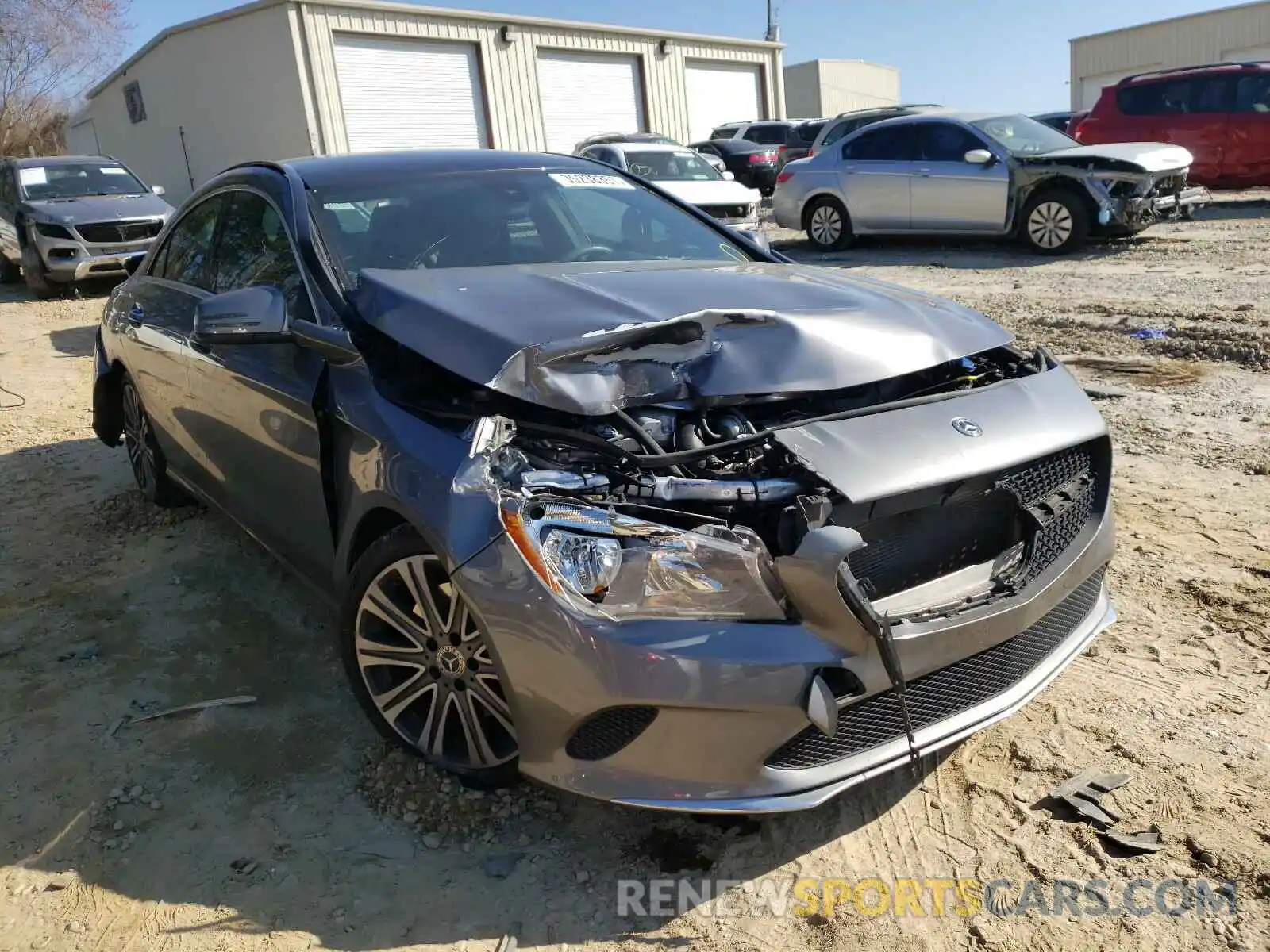 1 Photograph of a damaged car WDDSJ4EB1KN699612 MERCEDES-BENZ C CLASS 2019