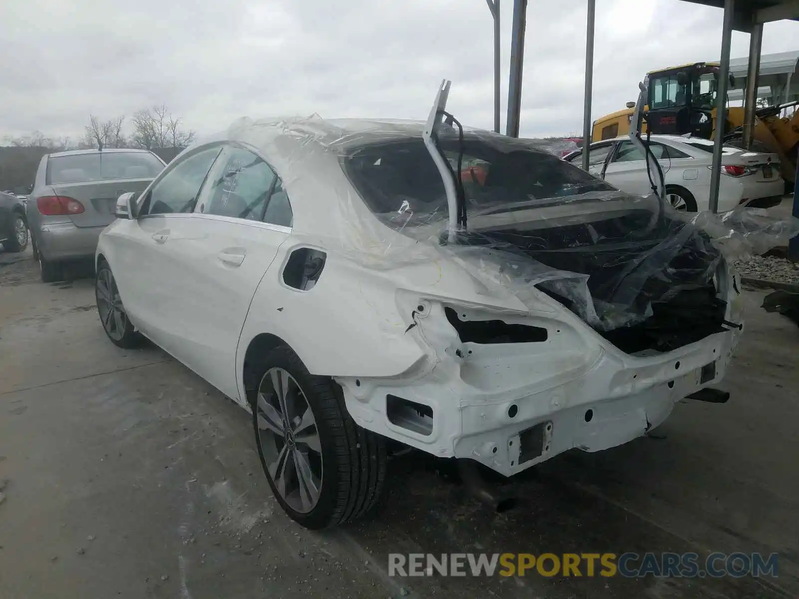 3 Photograph of a damaged car WDDSJ4EB1KN705151 MERCEDES-BENZ C CLASS 2019