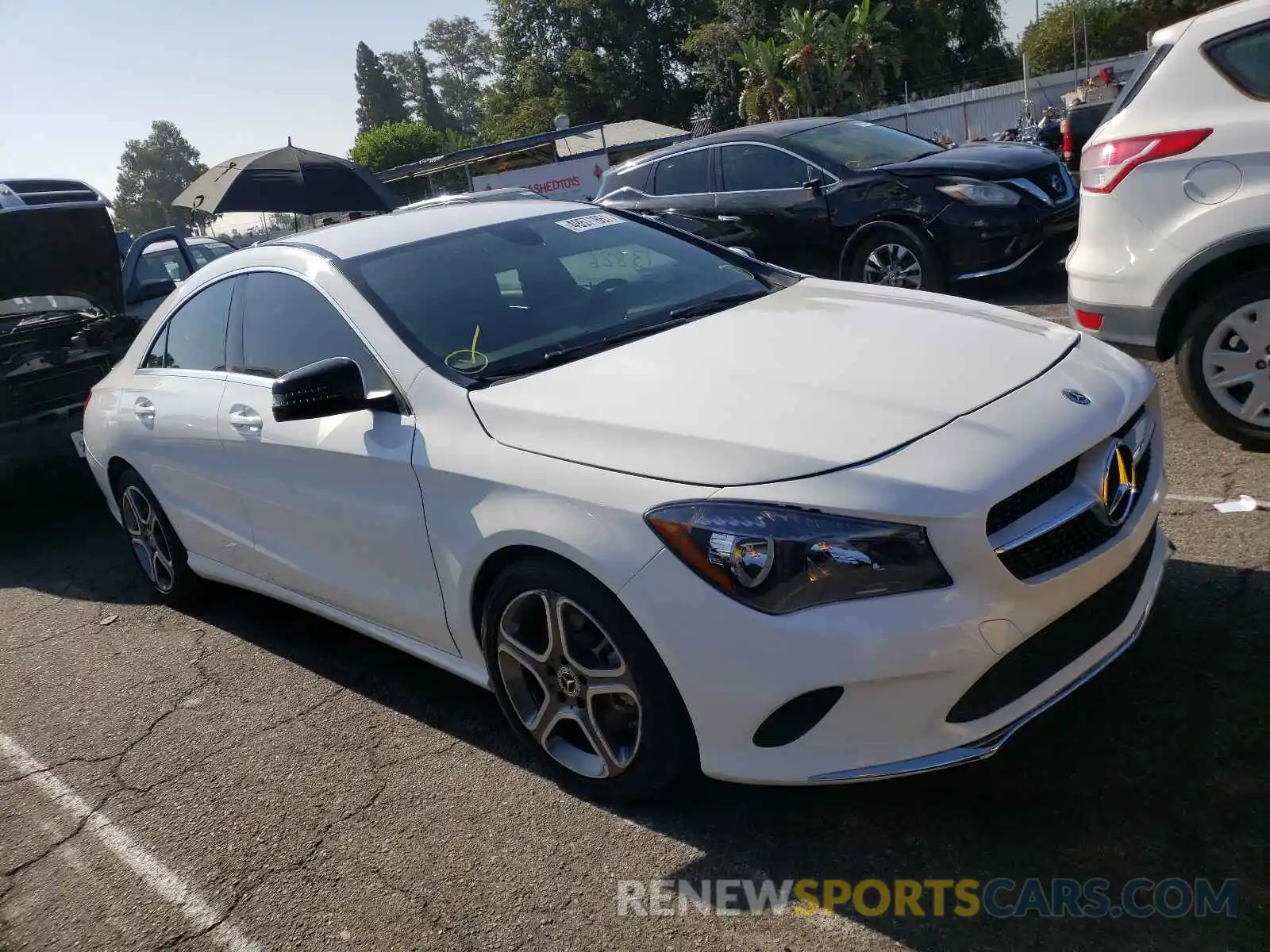 1 Photograph of a damaged car WDDSJ4EB1KN705196 MERCEDES-BENZ C CLASS 2019