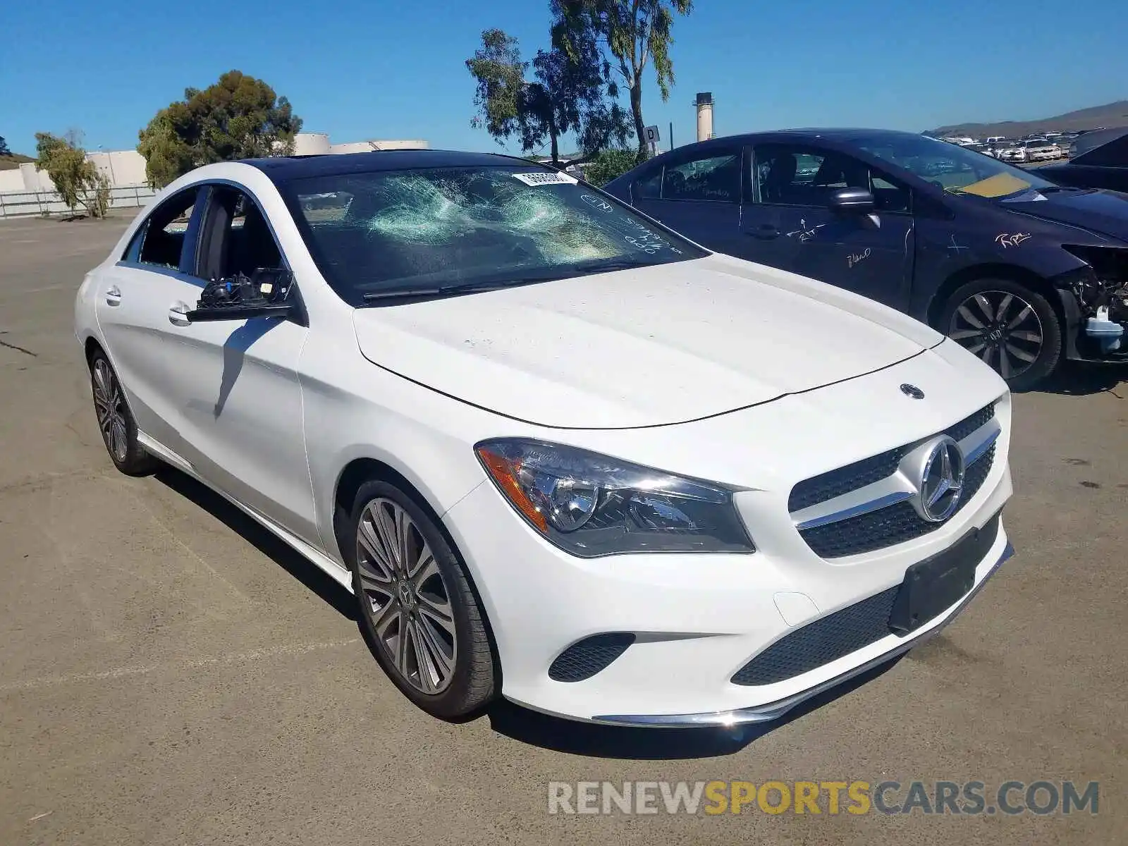 1 Photograph of a damaged car WDDSJ4EB1KN708745 MERCEDES-BENZ C CLASS 2019