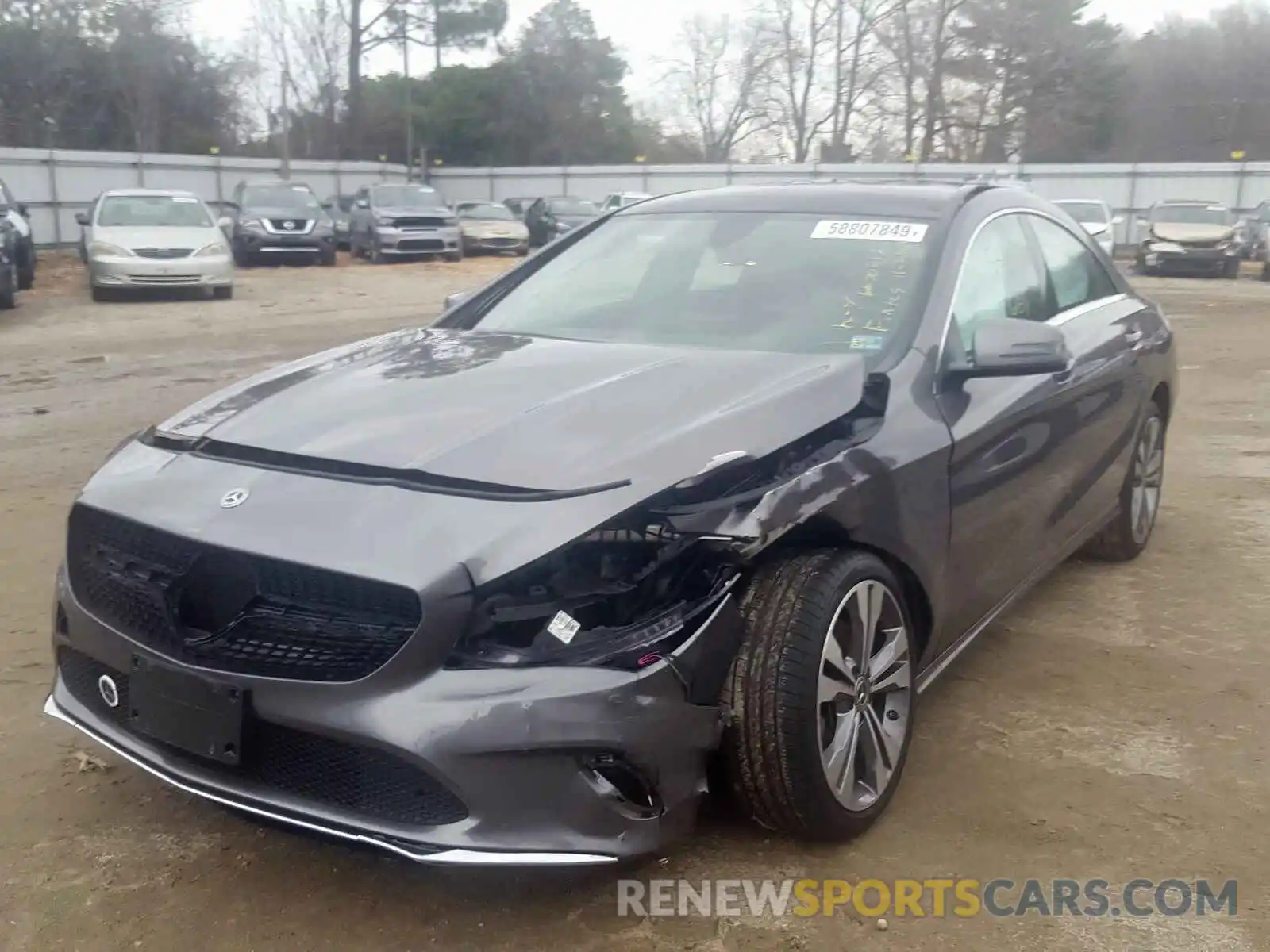 2 Photograph of a damaged car WDDSJ4EB1KN720748 MERCEDES-BENZ C CLASS 2019