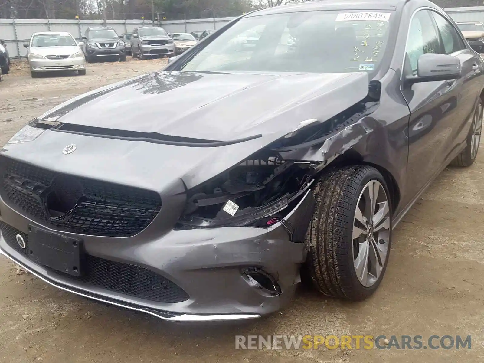 9 Photograph of a damaged car WDDSJ4EB1KN720748 MERCEDES-BENZ C CLASS 2019