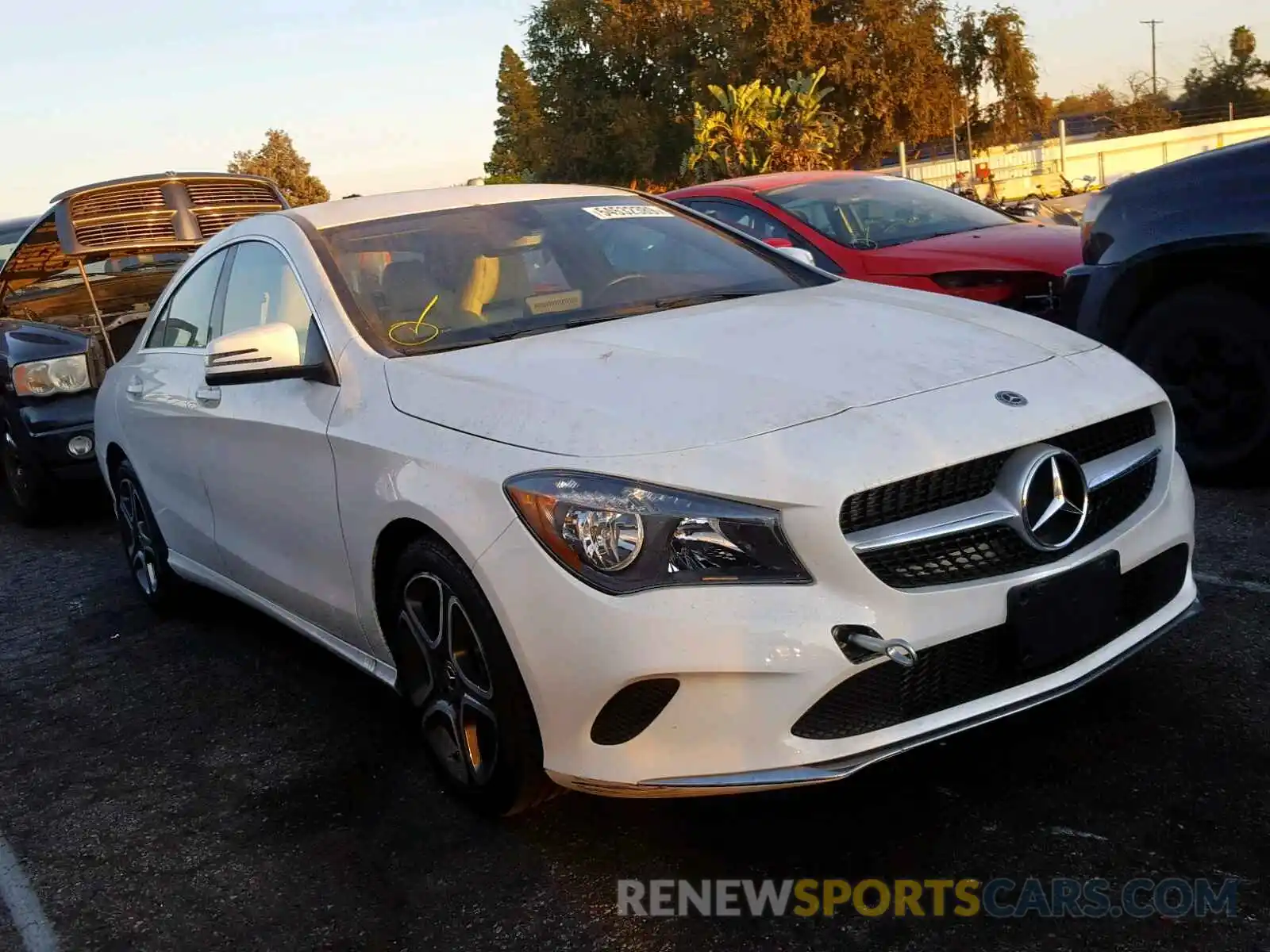 1 Photograph of a damaged car WDDSJ4EB1KN724816 MERCEDES-BENZ C CLASS 2019