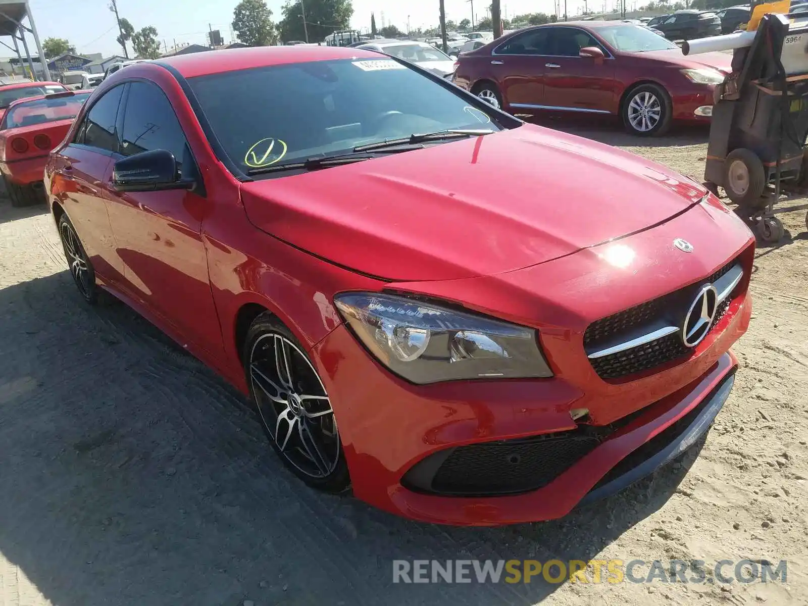 1 Photograph of a damaged car WDDSJ4EB1KN742877 MERCEDES-BENZ C CLASS 2019