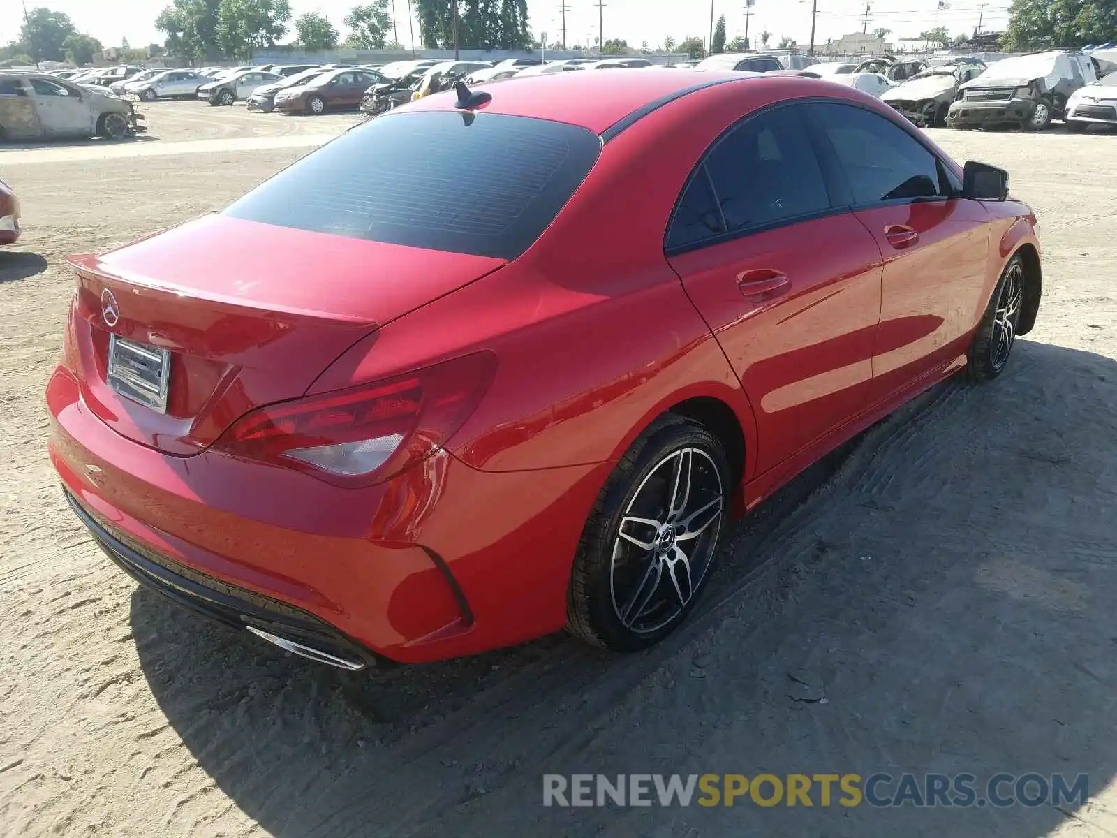 4 Photograph of a damaged car WDDSJ4EB1KN742877 MERCEDES-BENZ C CLASS 2019