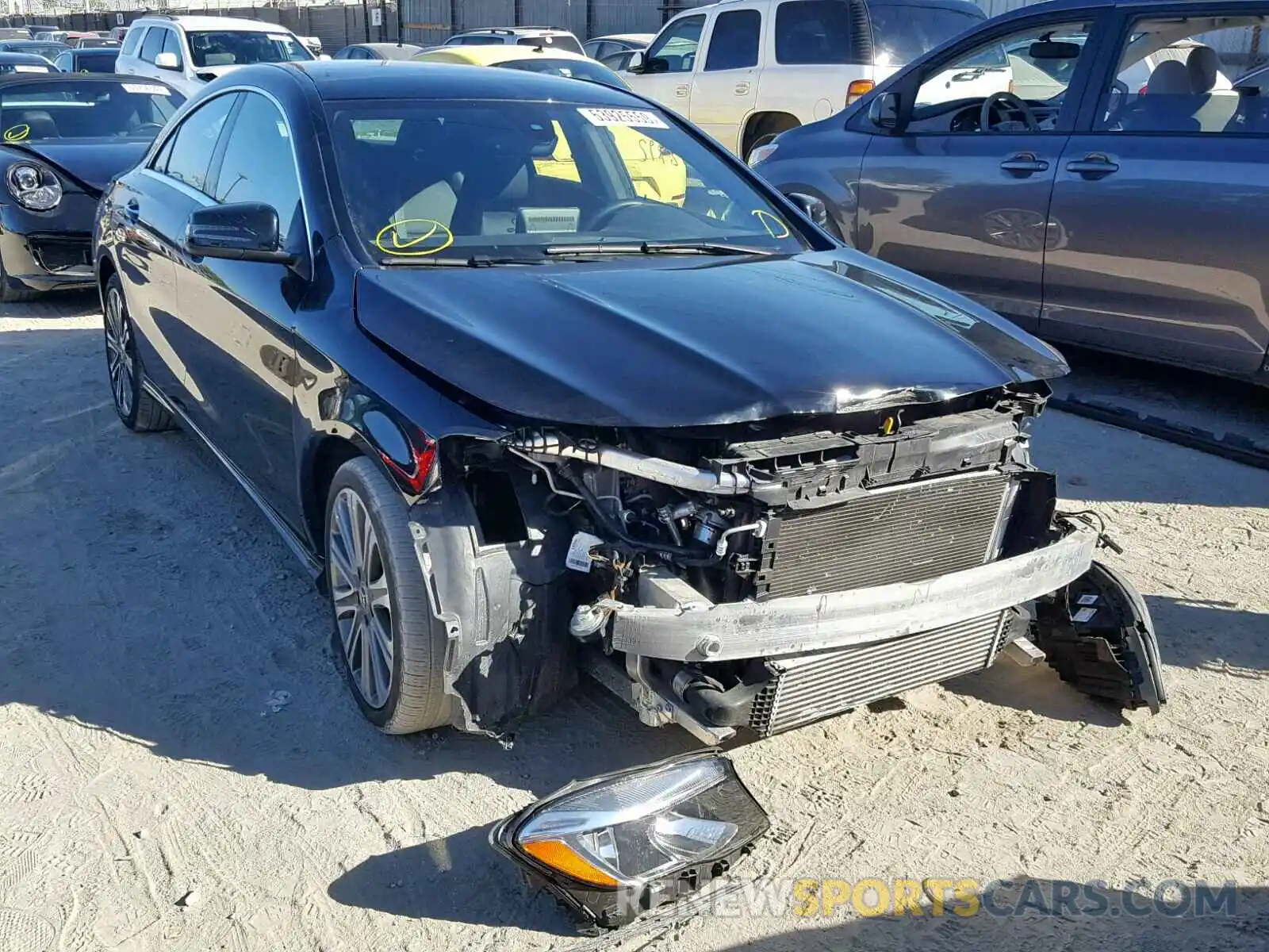 1 Photograph of a damaged car WDDSJ4EB1KN767536 MERCEDES-BENZ C CLASS 2019