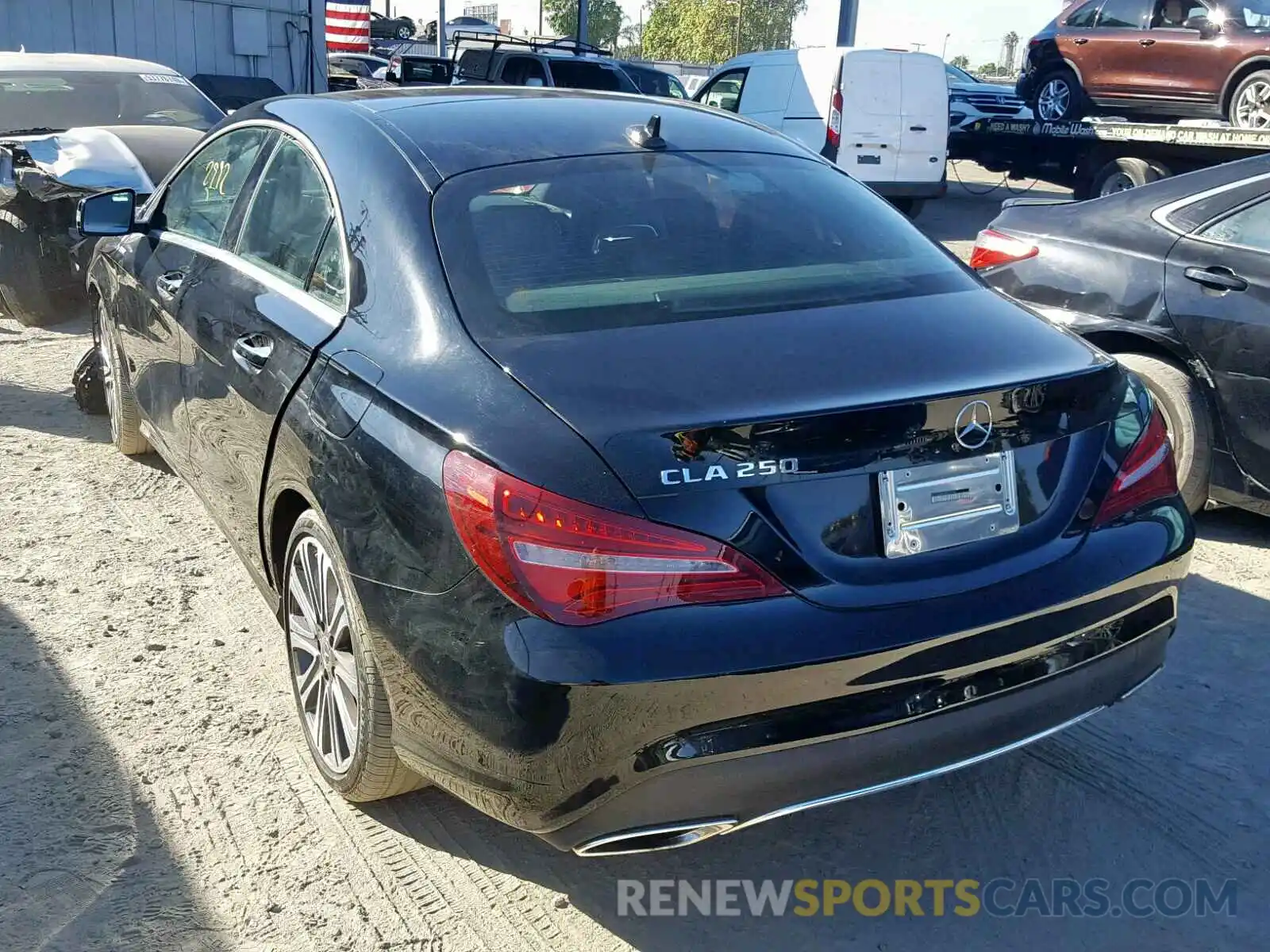 3 Photograph of a damaged car WDDSJ4EB1KN767536 MERCEDES-BENZ C CLASS 2019