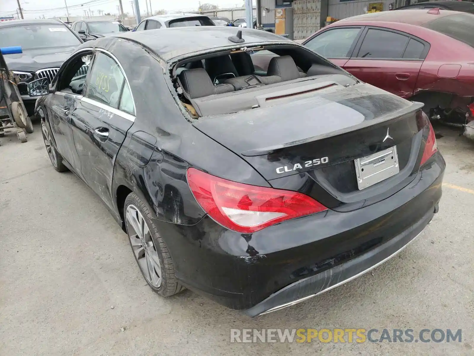 3 Photograph of a damaged car WDDSJ4EB2KN703148 MERCEDES-BENZ C CLASS 2019