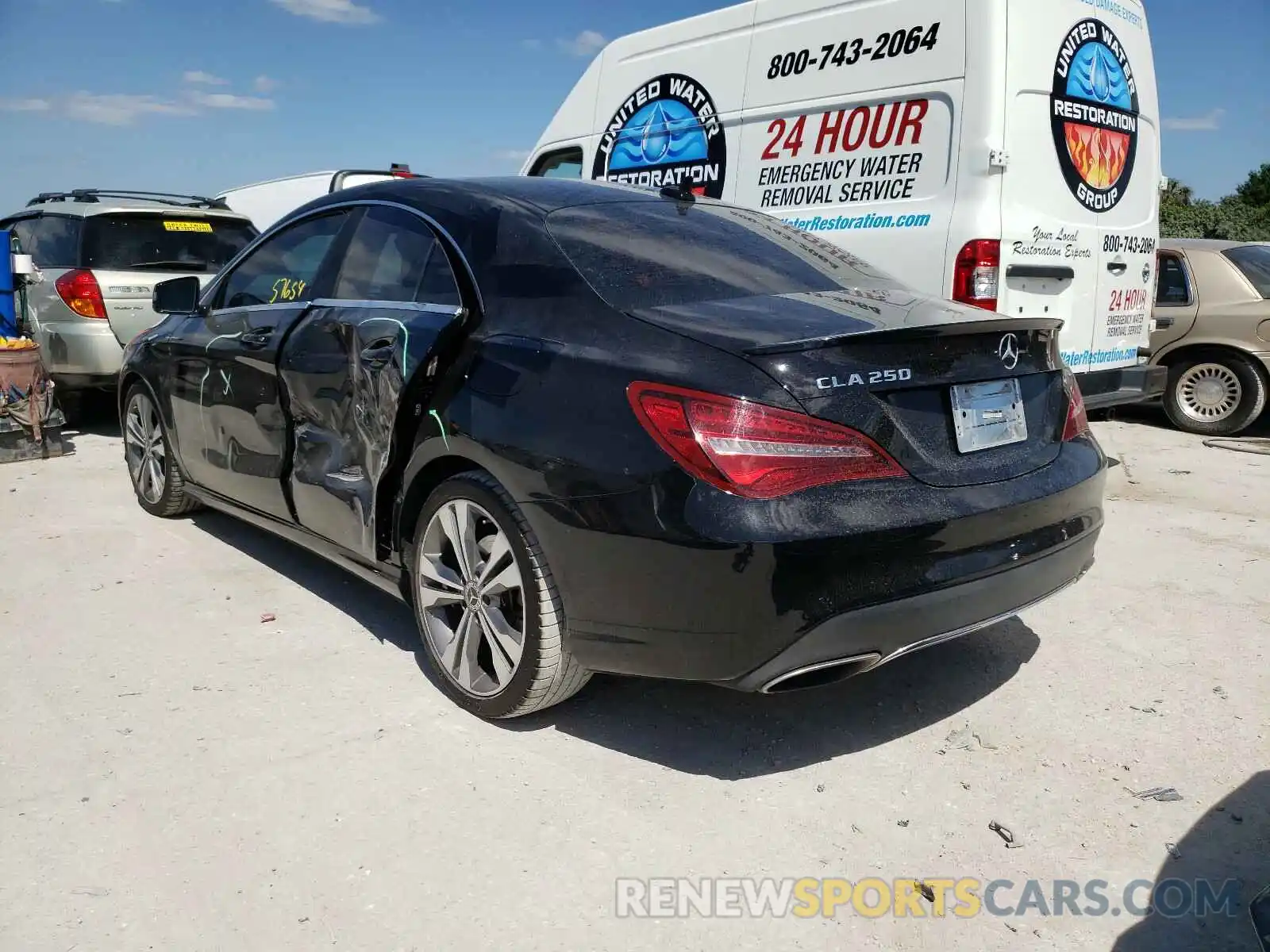 3 Photograph of a damaged car WDDSJ4EB2KN720175 MERCEDES-BENZ C CLASS 2019