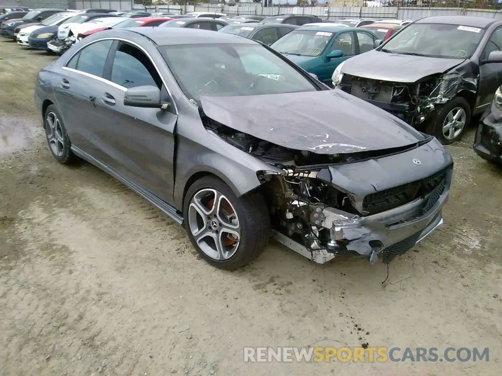 1 Photograph of a damaged car WDDSJ4EB2KN742774 MERCEDES-BENZ C CLASS 2019