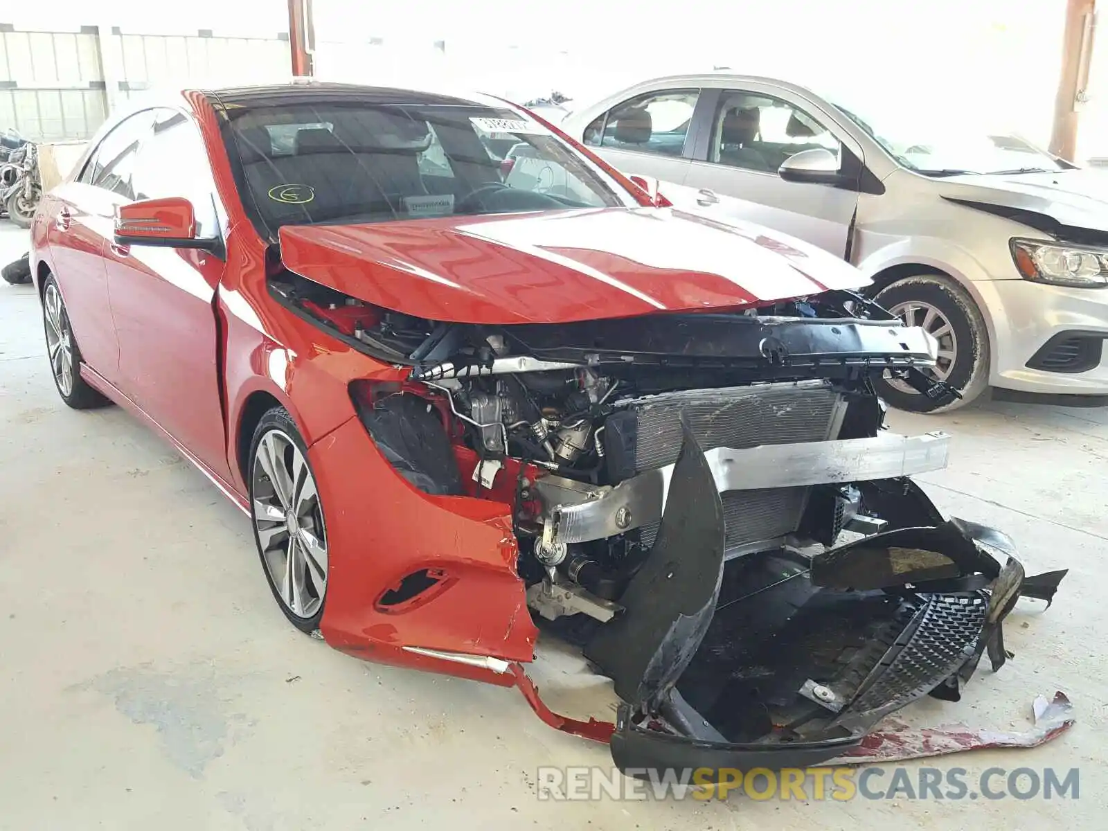 1 Photograph of a damaged car WDDSJ4EB2KN752821 MERCEDES-BENZ C CLASS 2019