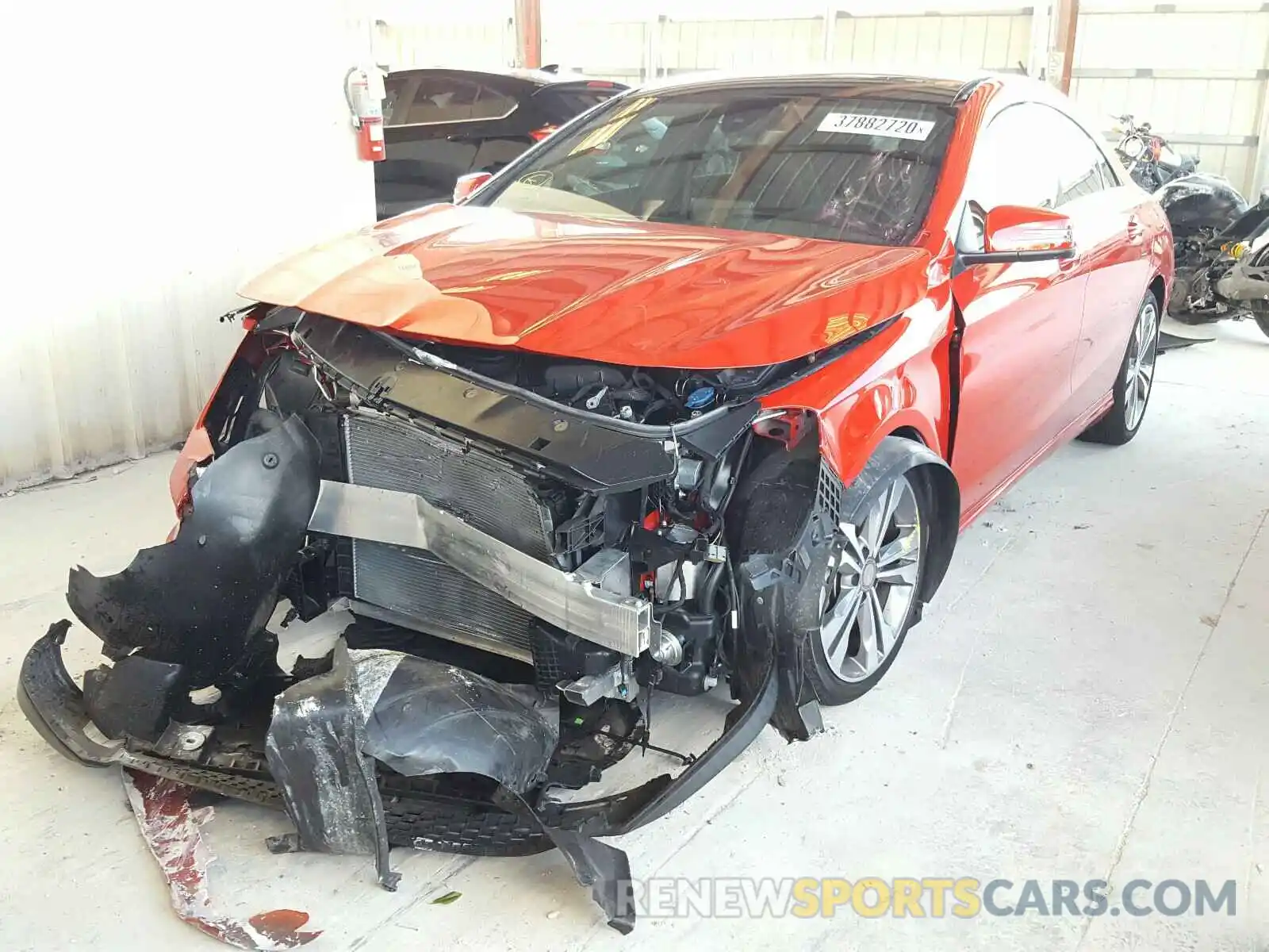 2 Photograph of a damaged car WDDSJ4EB2KN752821 MERCEDES-BENZ C CLASS 2019