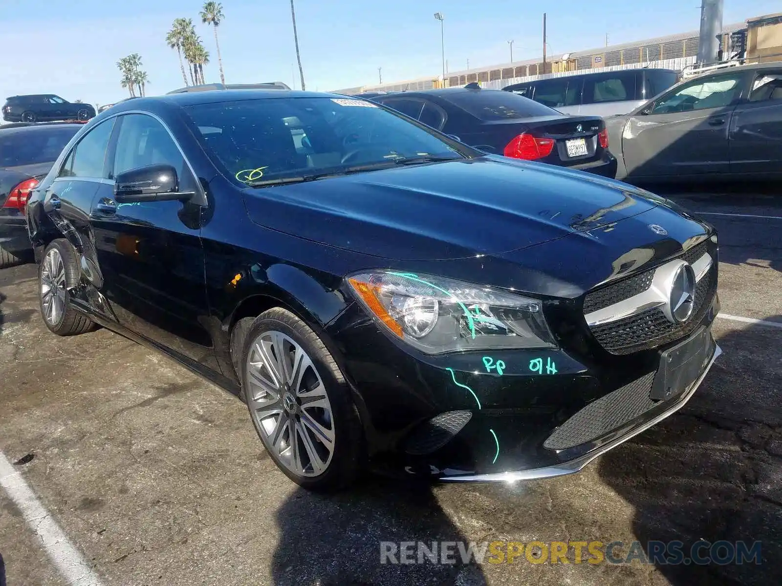 1 Photograph of a damaged car WDDSJ4EB2KN758828 MERCEDES-BENZ C CLASS 2019