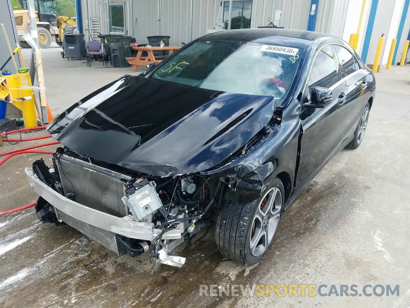 2 Photograph of a damaged car WDDSJ4EB3KN700064 MERCEDES-BENZ C CLASS 2019