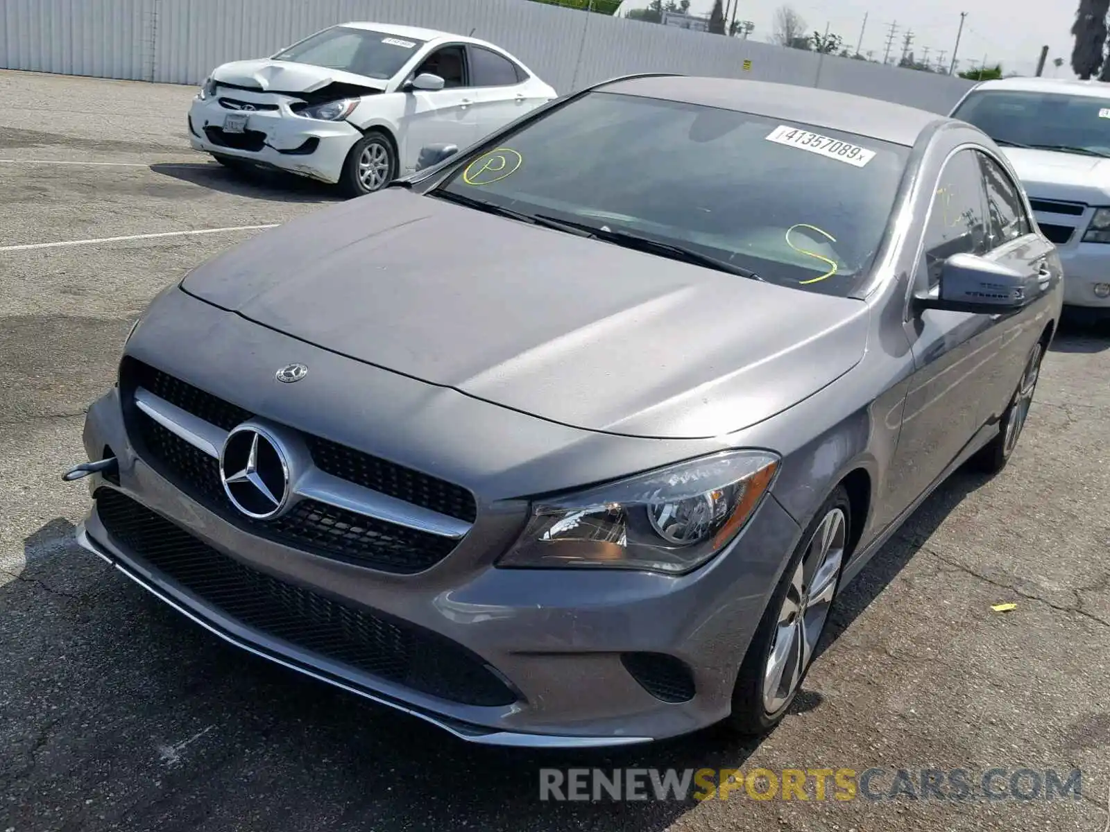 2 Photograph of a damaged car WDDSJ4EB3KN705703 MERCEDES-BENZ C CLASS 2019