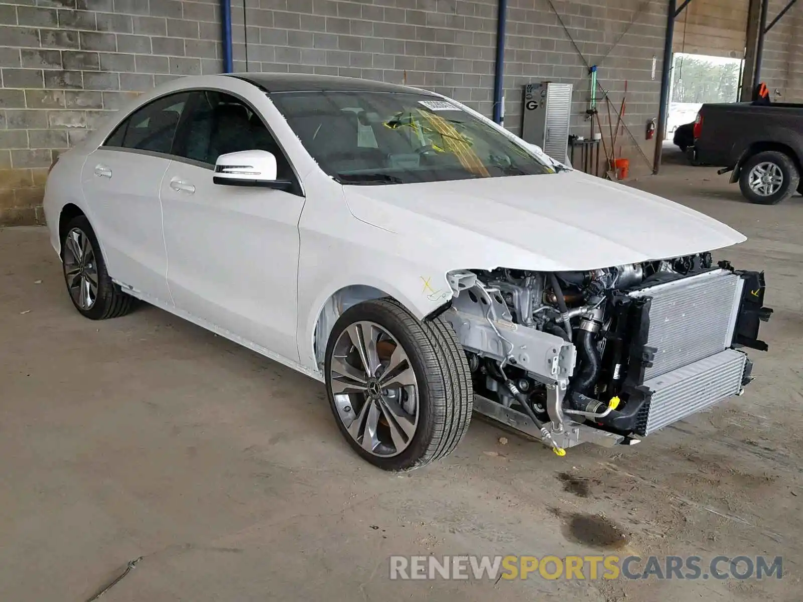 1 Photograph of a damaged car WDDSJ4EB3KN706947 MERCEDES-BENZ C CLASS 2019