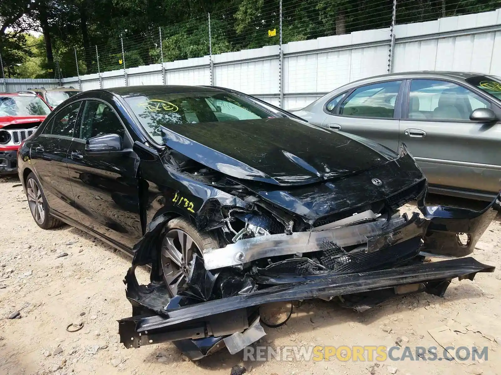 1 Photograph of a damaged car WDDSJ4EB3KN707791 MERCEDES-BENZ C CLASS 2019