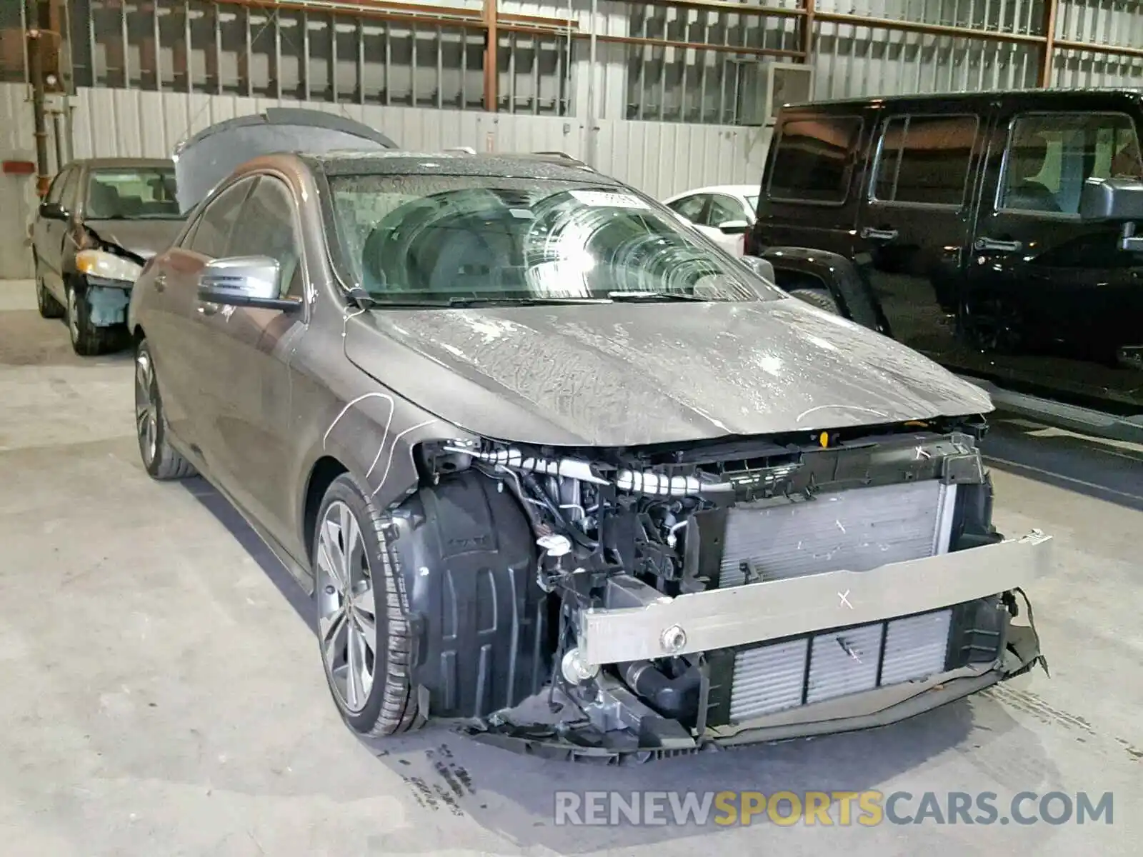 1 Photograph of a damaged car WDDSJ4EB3KN726972 MERCEDES-BENZ C CLASS 2019