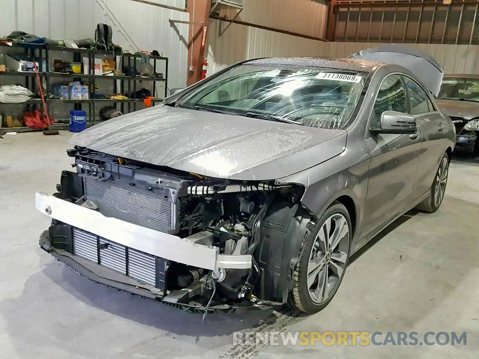 2 Photograph of a damaged car WDDSJ4EB3KN726972 MERCEDES-BENZ C CLASS 2019