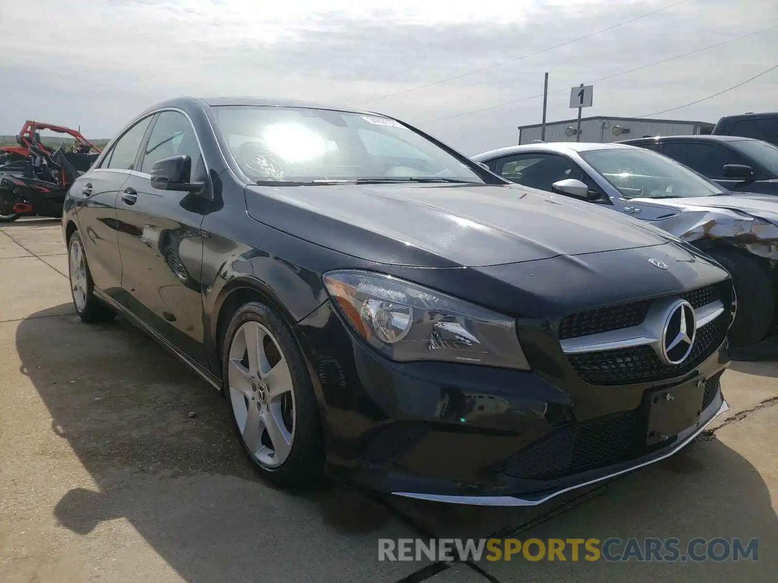 1 Photograph of a damaged car WDDSJ4EB3KN738085 MERCEDES-BENZ C CLASS 2019